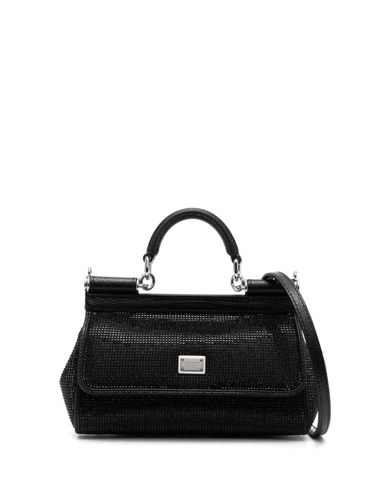 small Sicily rhinestone-embellished shoulder bag