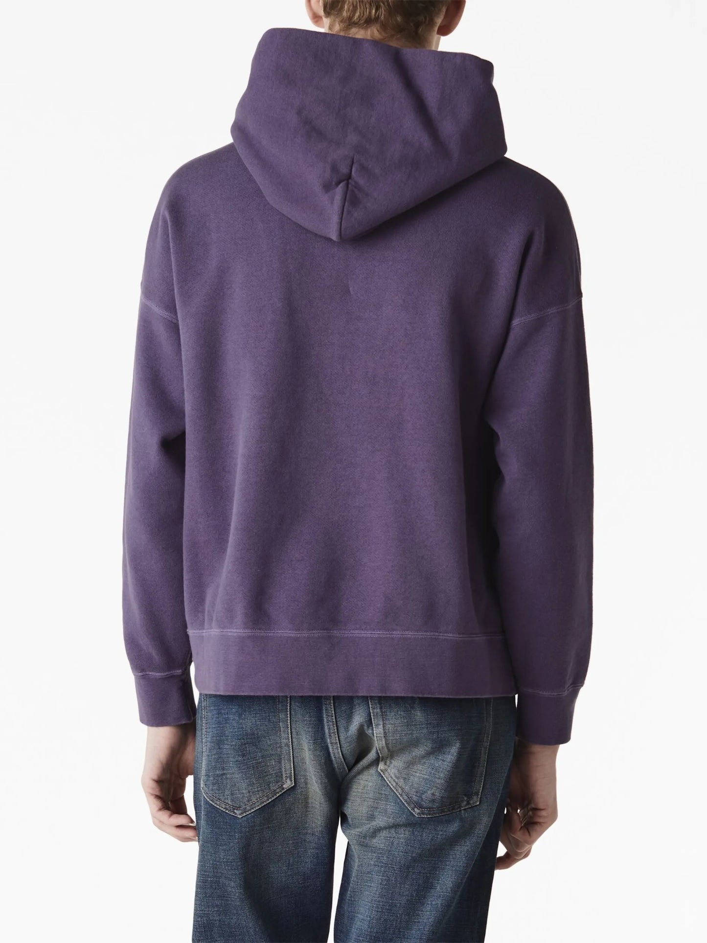 long-sleeve cotton hoodie