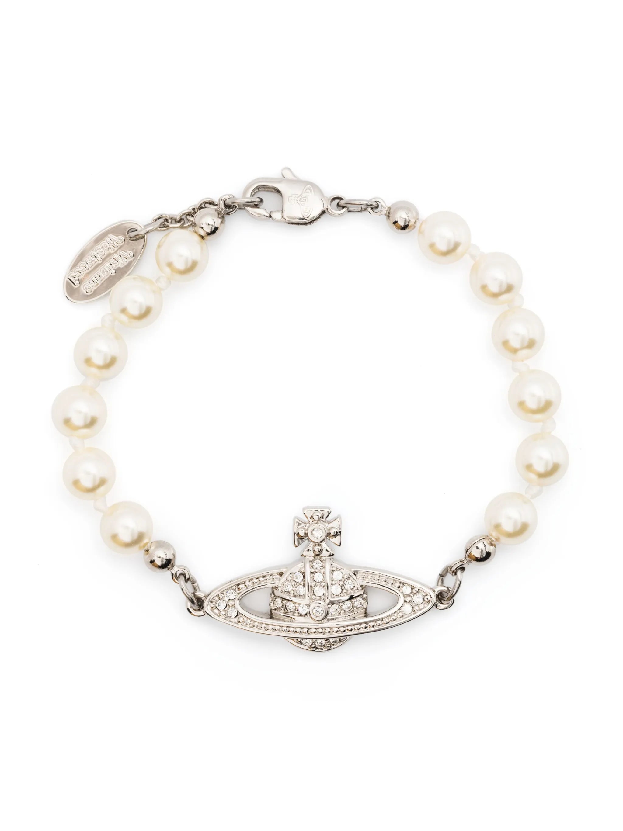 mini Bas Relief pearl bracelet
