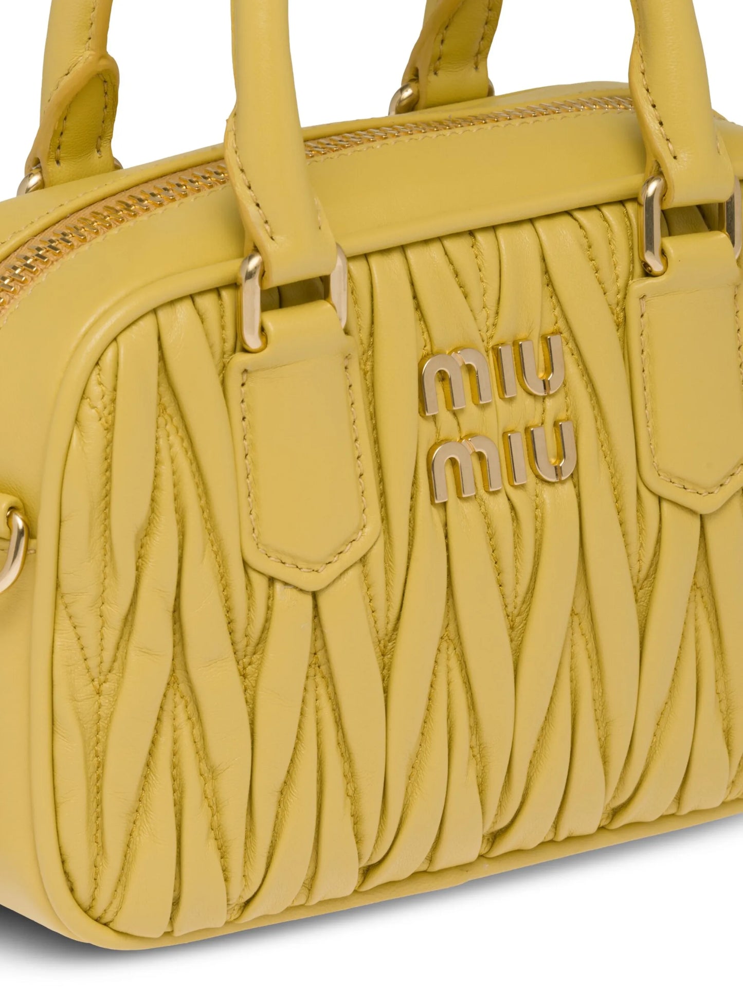 logo-plaque matelassé leather mini bag