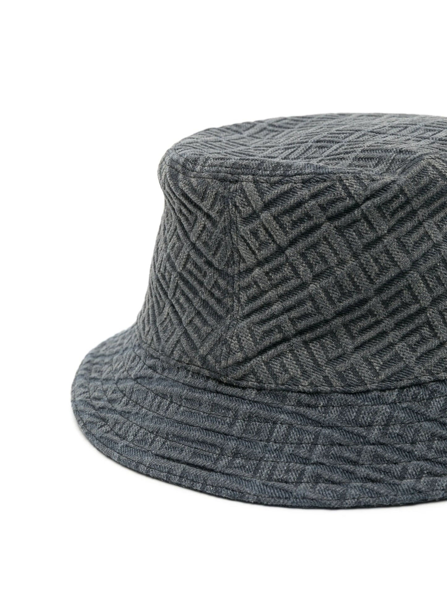 4G-motif cotton bucket hat