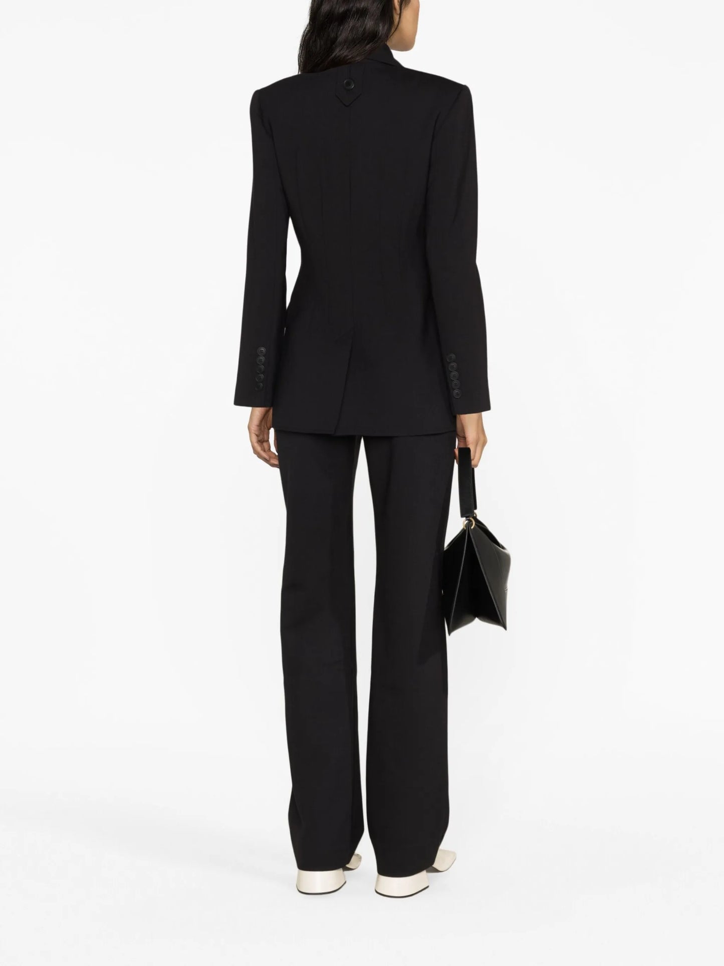 Corset single-breasted blazer