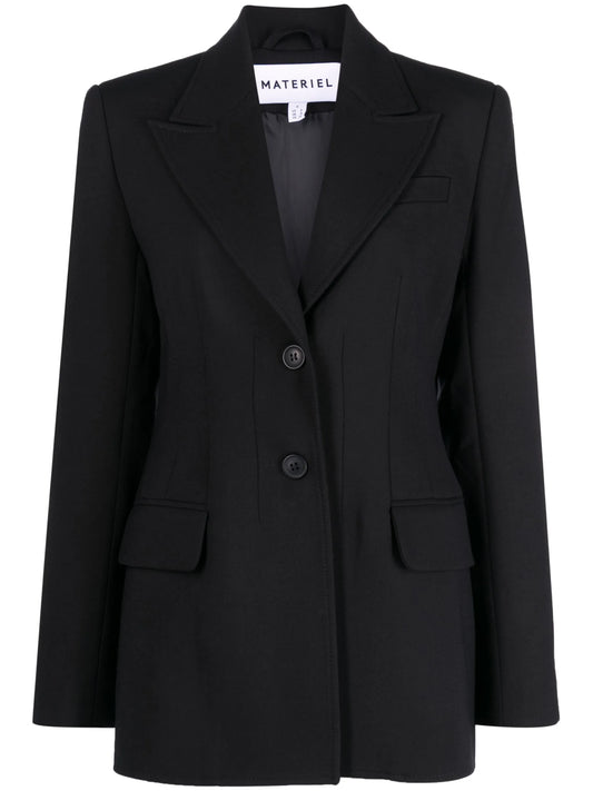 Corset single-breasted blazer