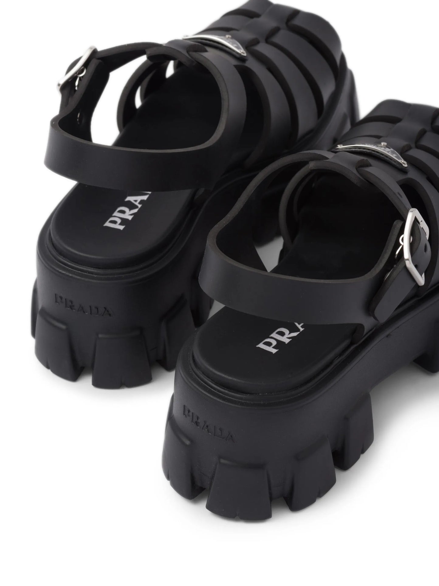 70mm Monolith caged rubber sandals