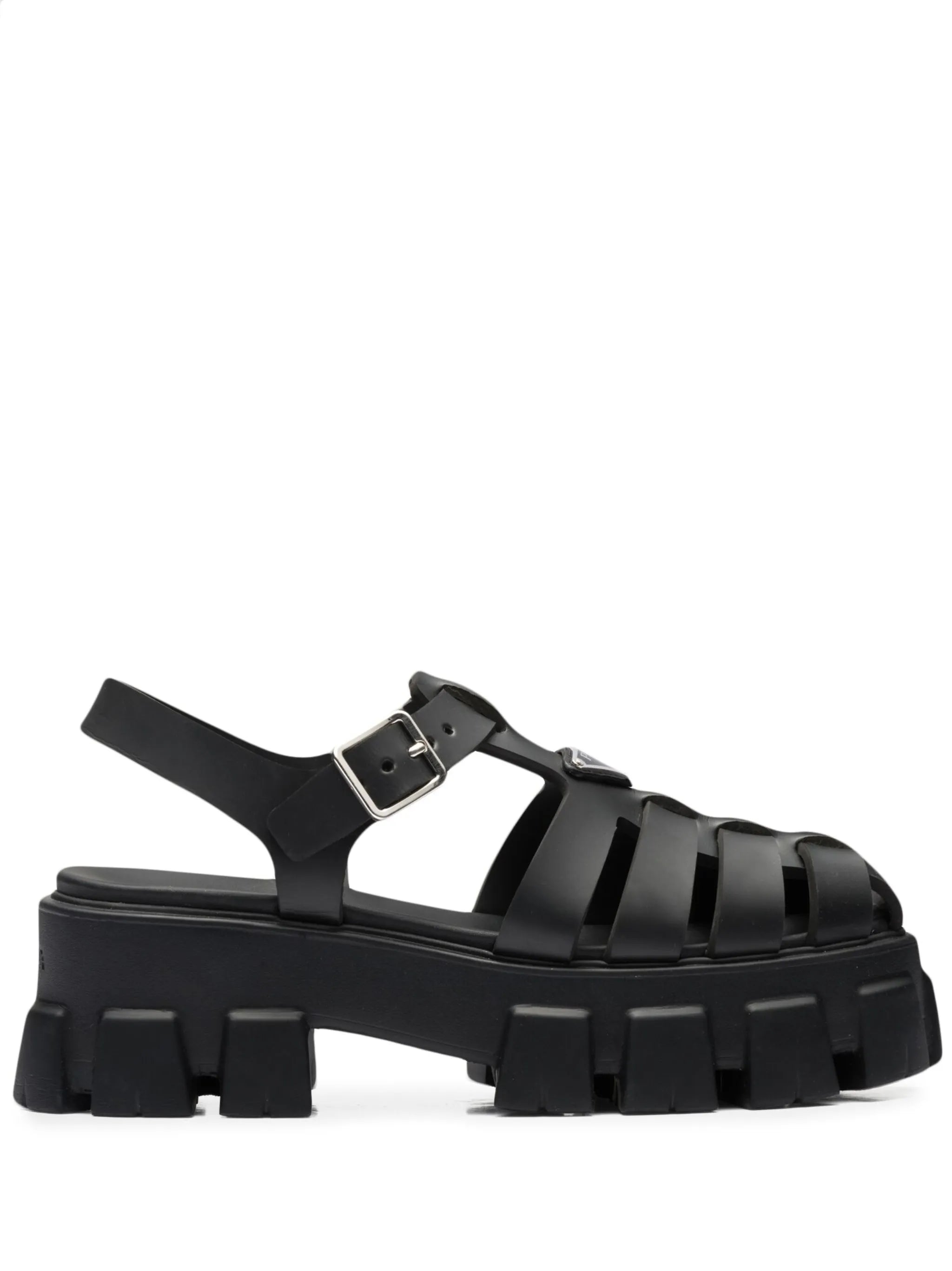 70mm Monolith caged rubber sandals