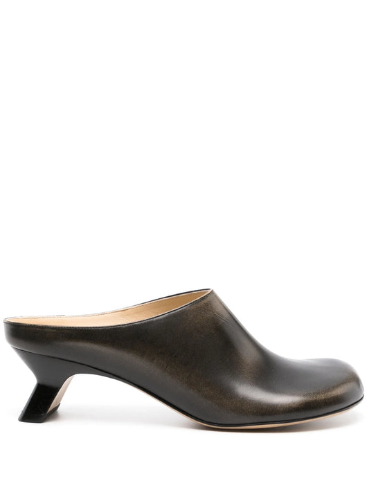 Terra 45mm leather mules