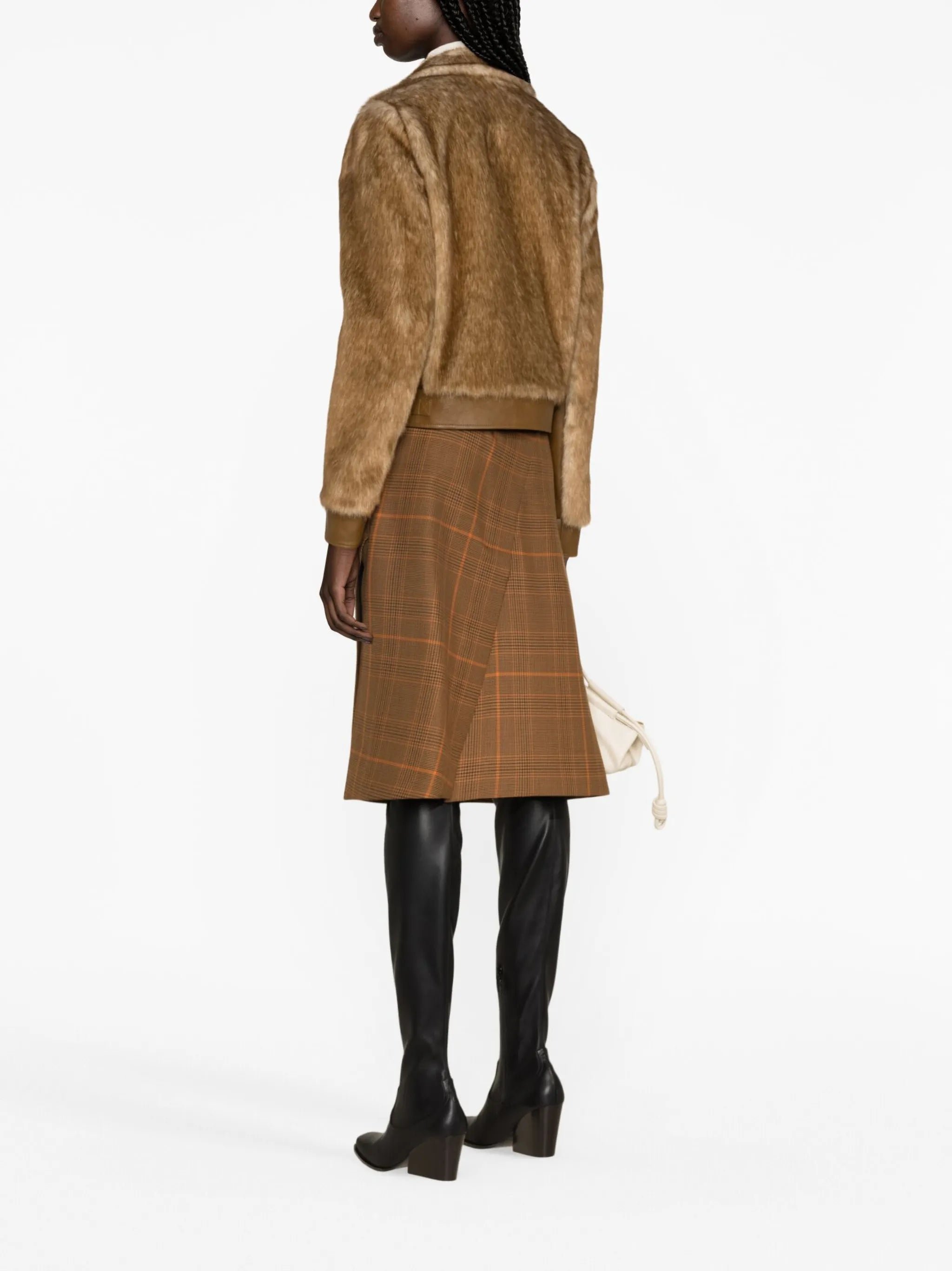 faux-fur shirt jacket
