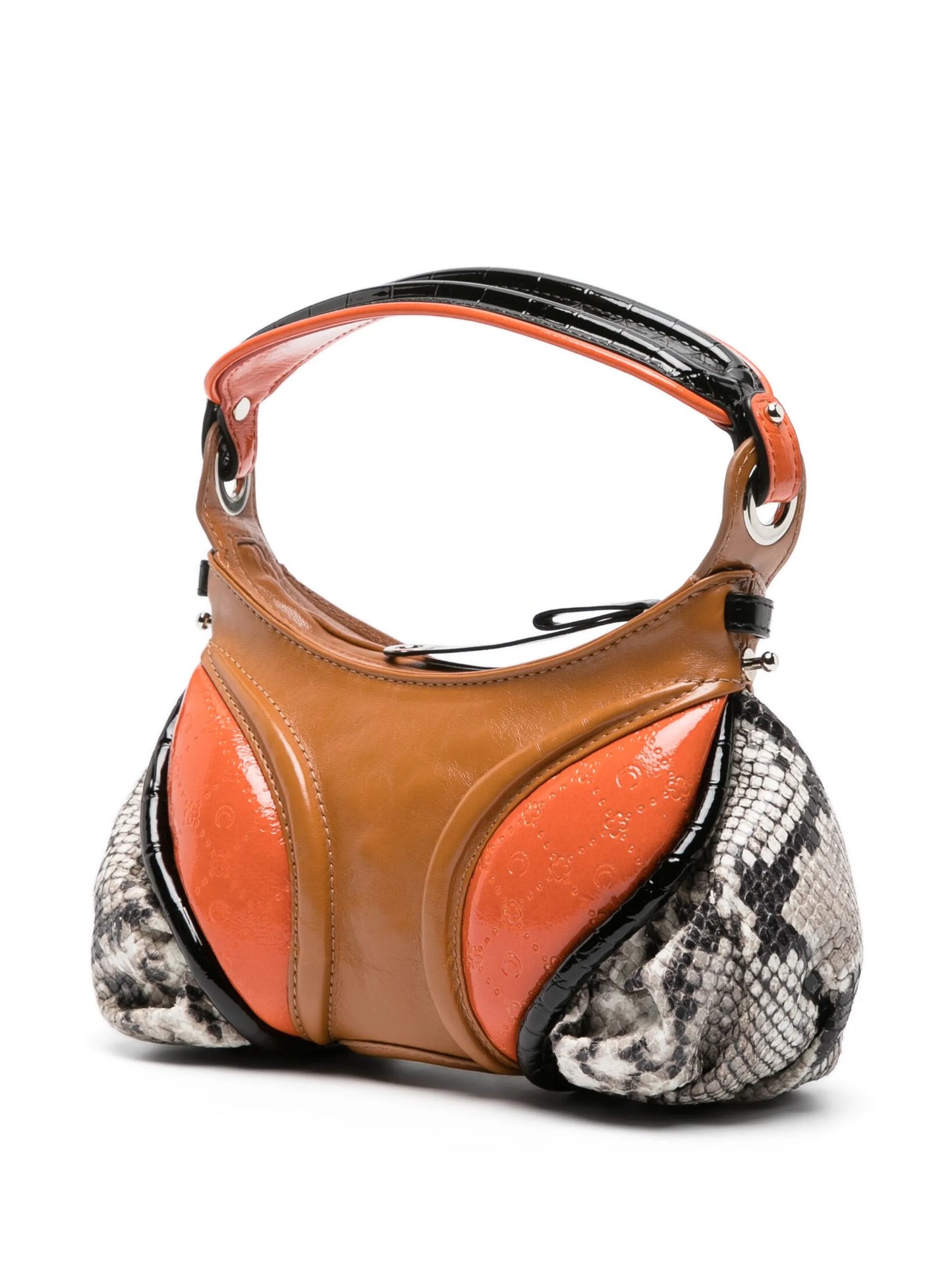 mini Futura panelled leather tote bag