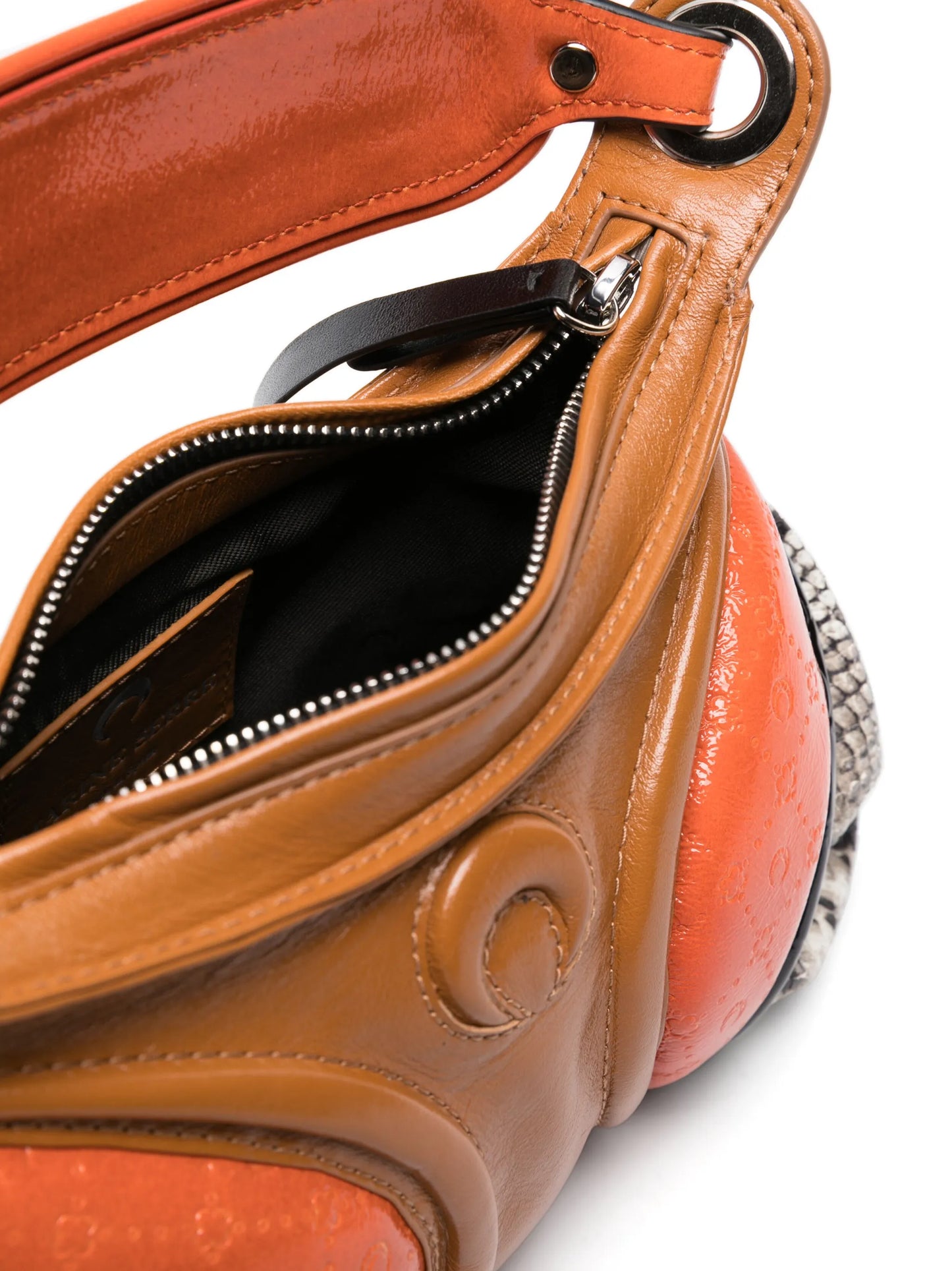 mini Futura panelled leather tote bag