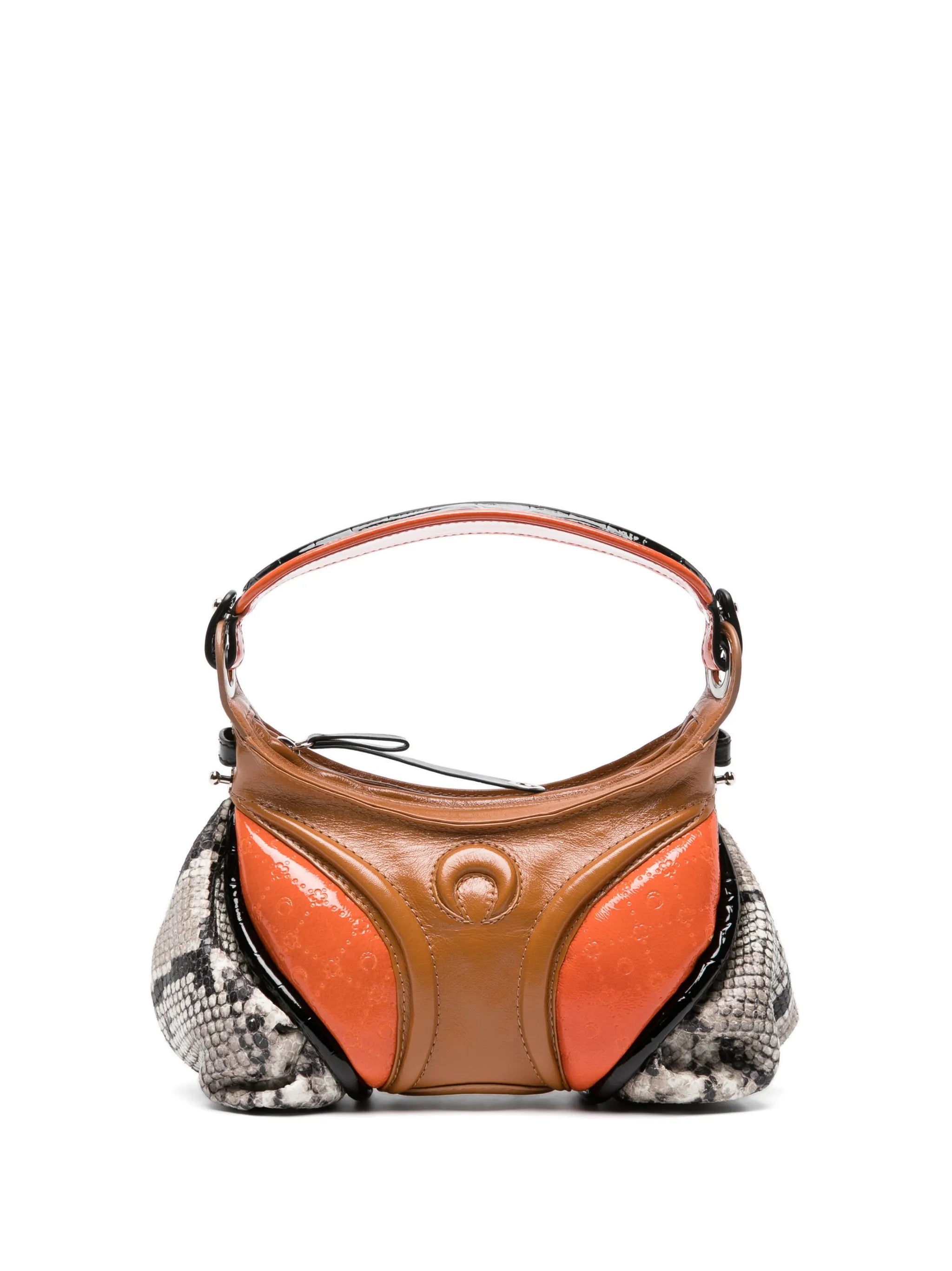 mini Futura panelled leather tote bag