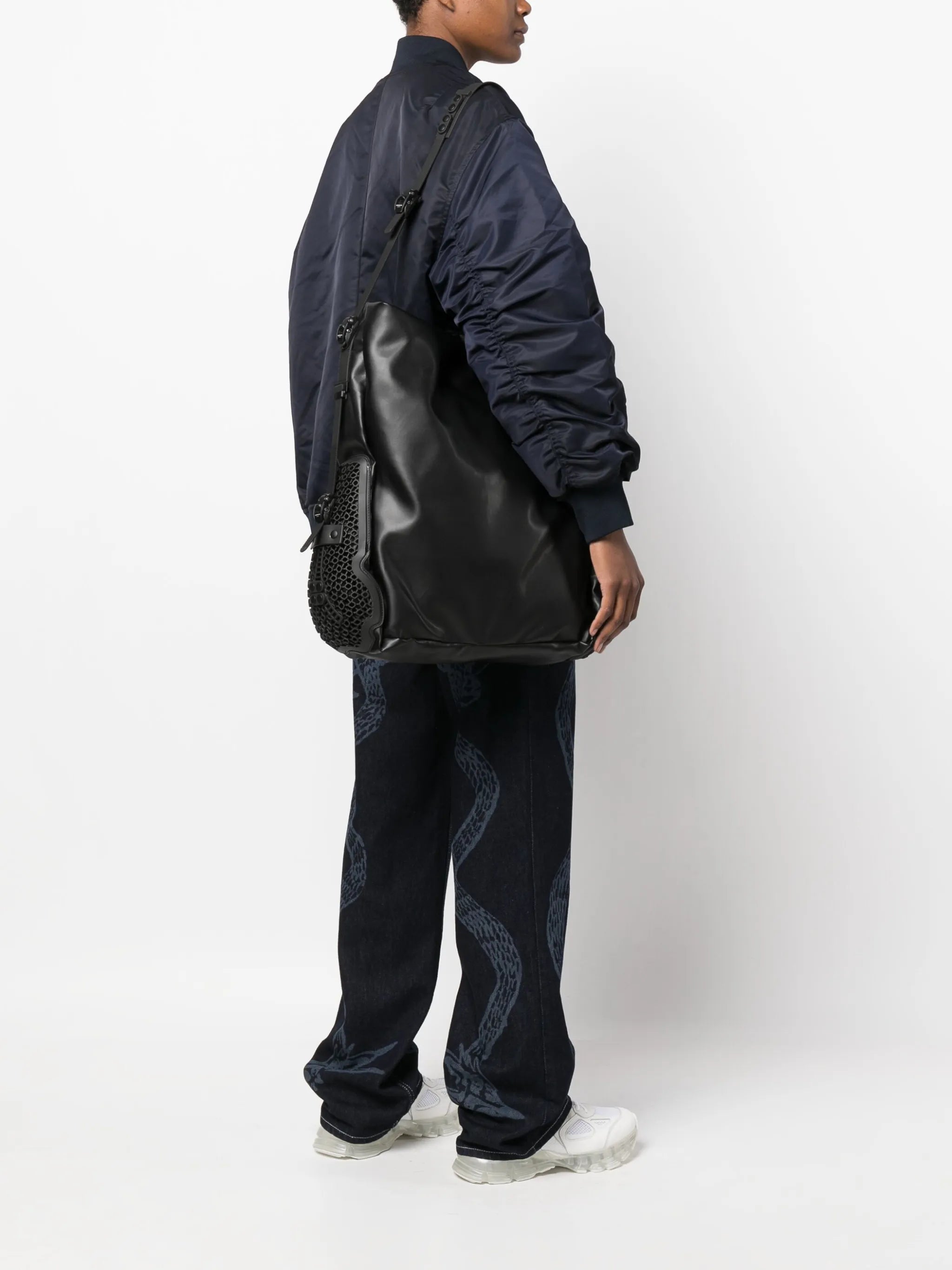 Object S04 faux-leather shoulder bag