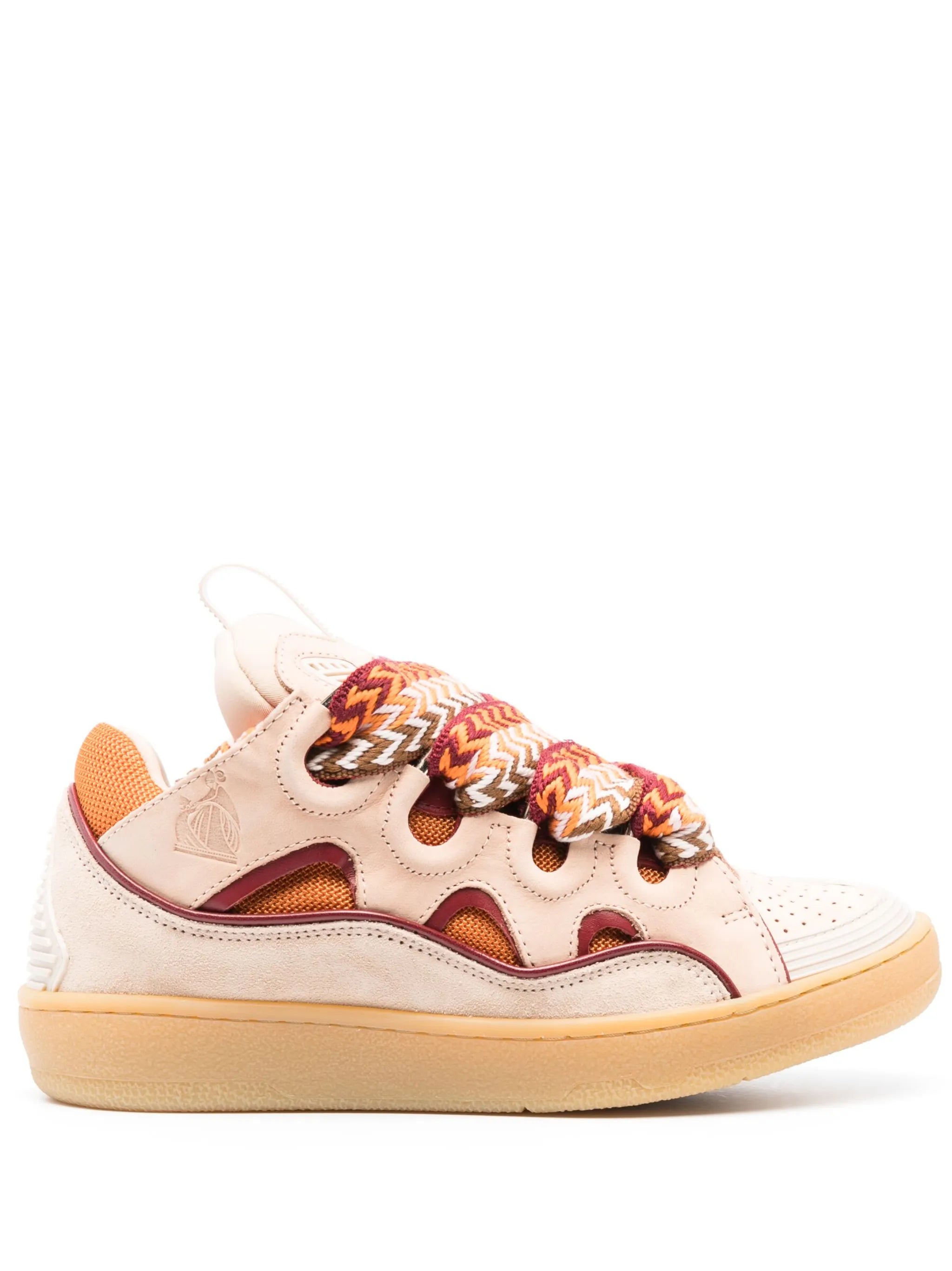 Curb panelled sneakers
