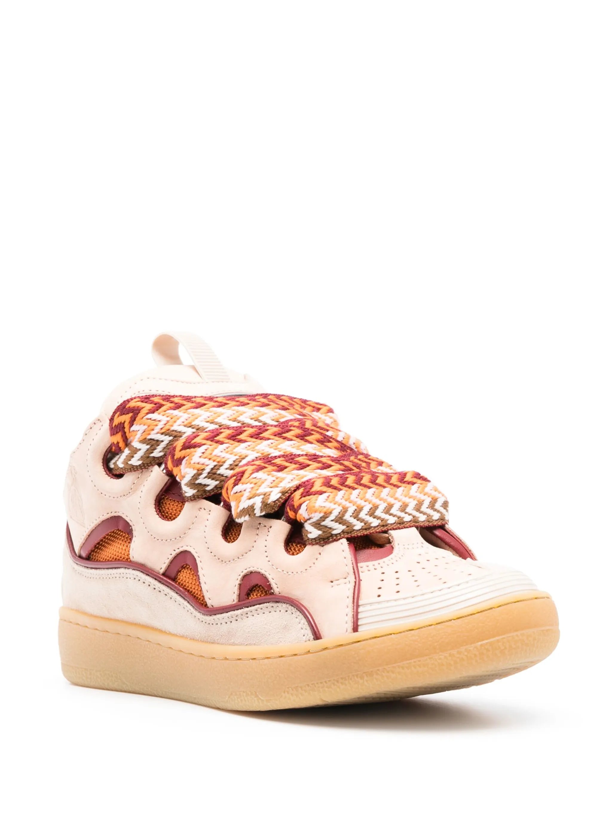 Curb panelled sneakers
