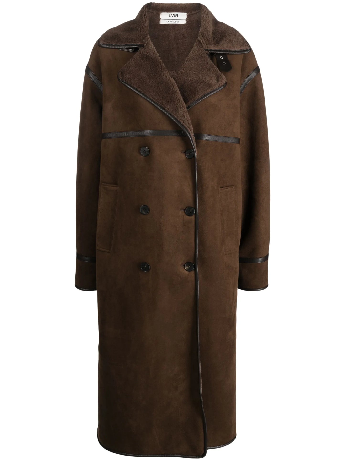 faux-shearling coat