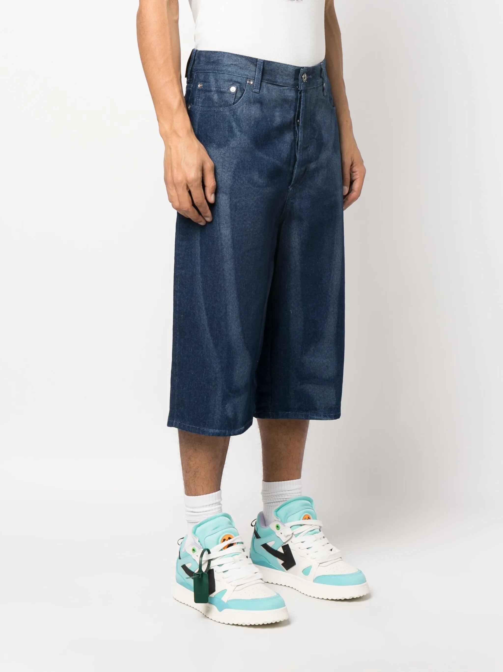 Body Scan denim shorts