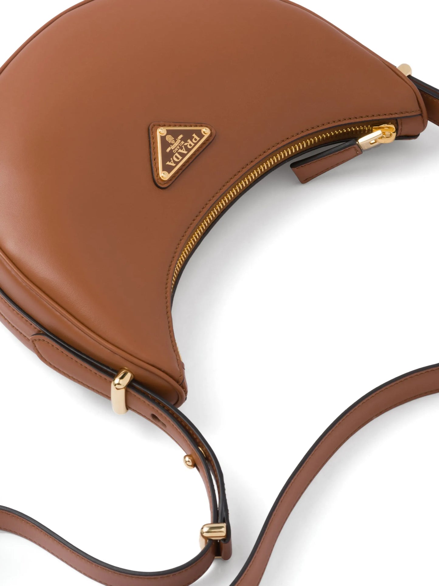 Arqué leather shoulder bag