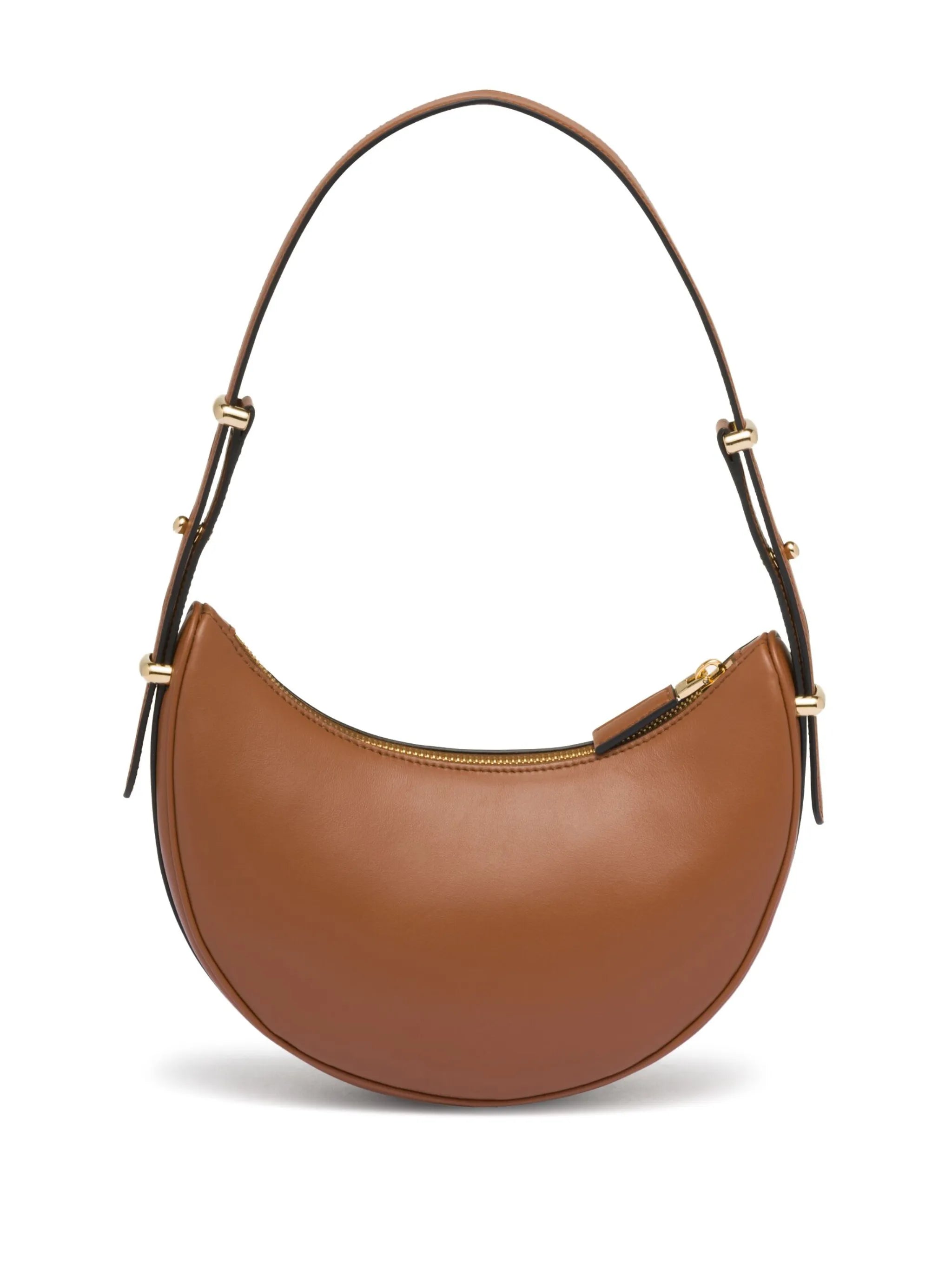 Arqué leather shoulder bag