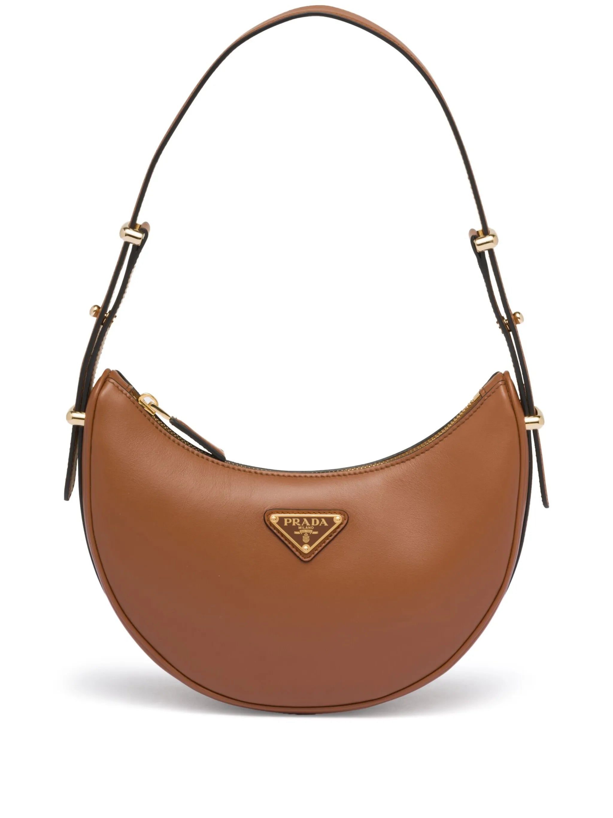 Arqué leather shoulder bag