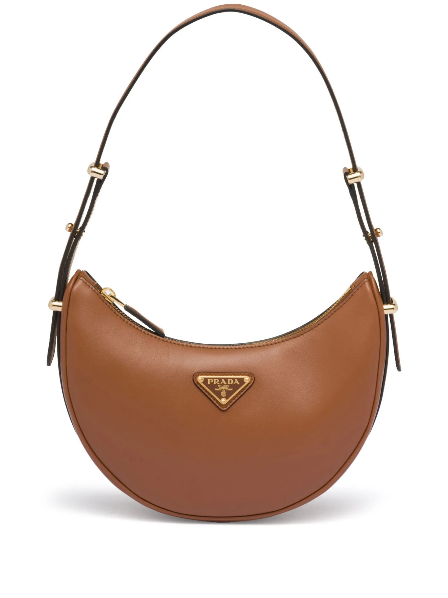 Arqué leather shoulder bag