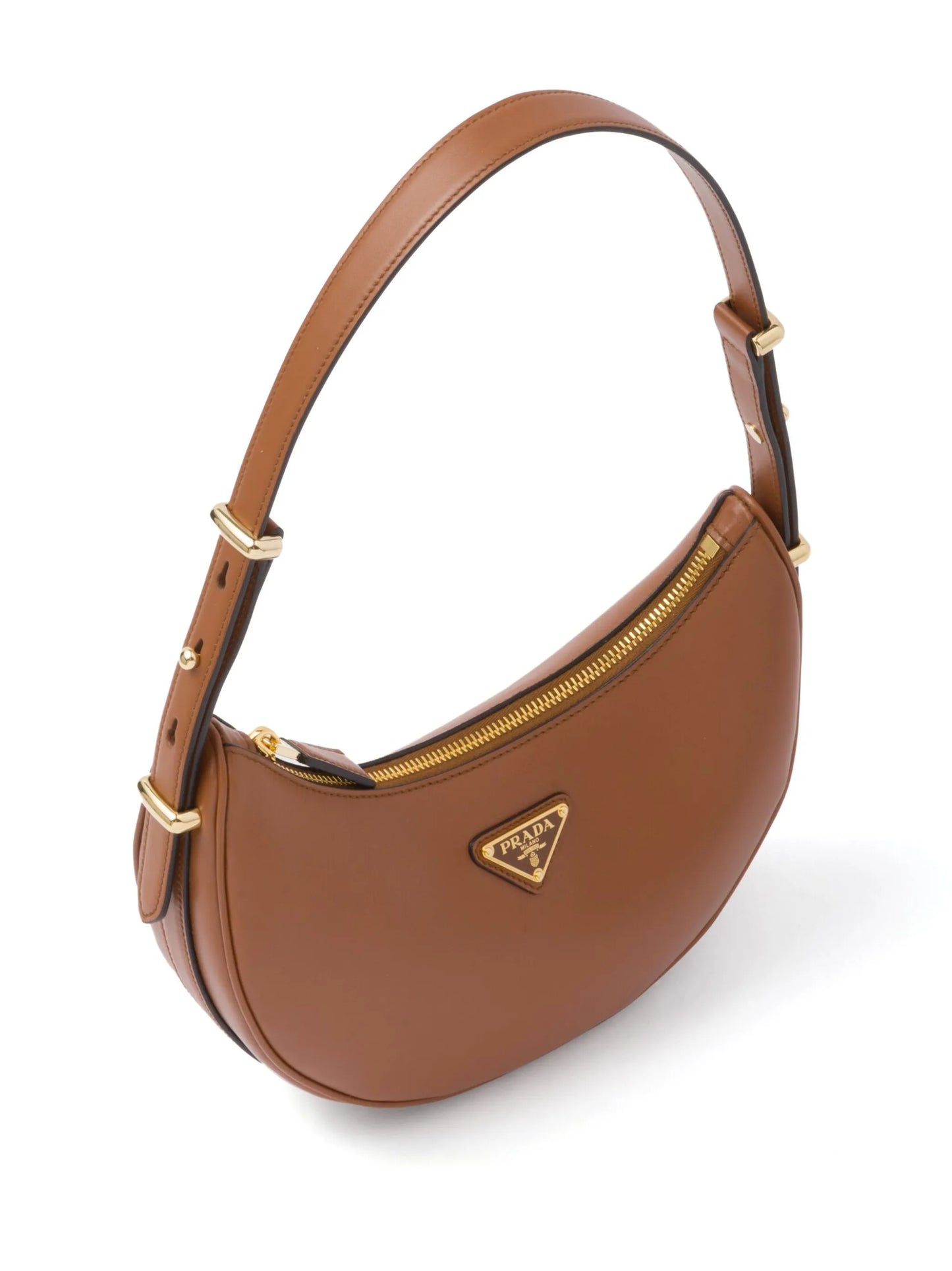 Arqué leather shoulder bag