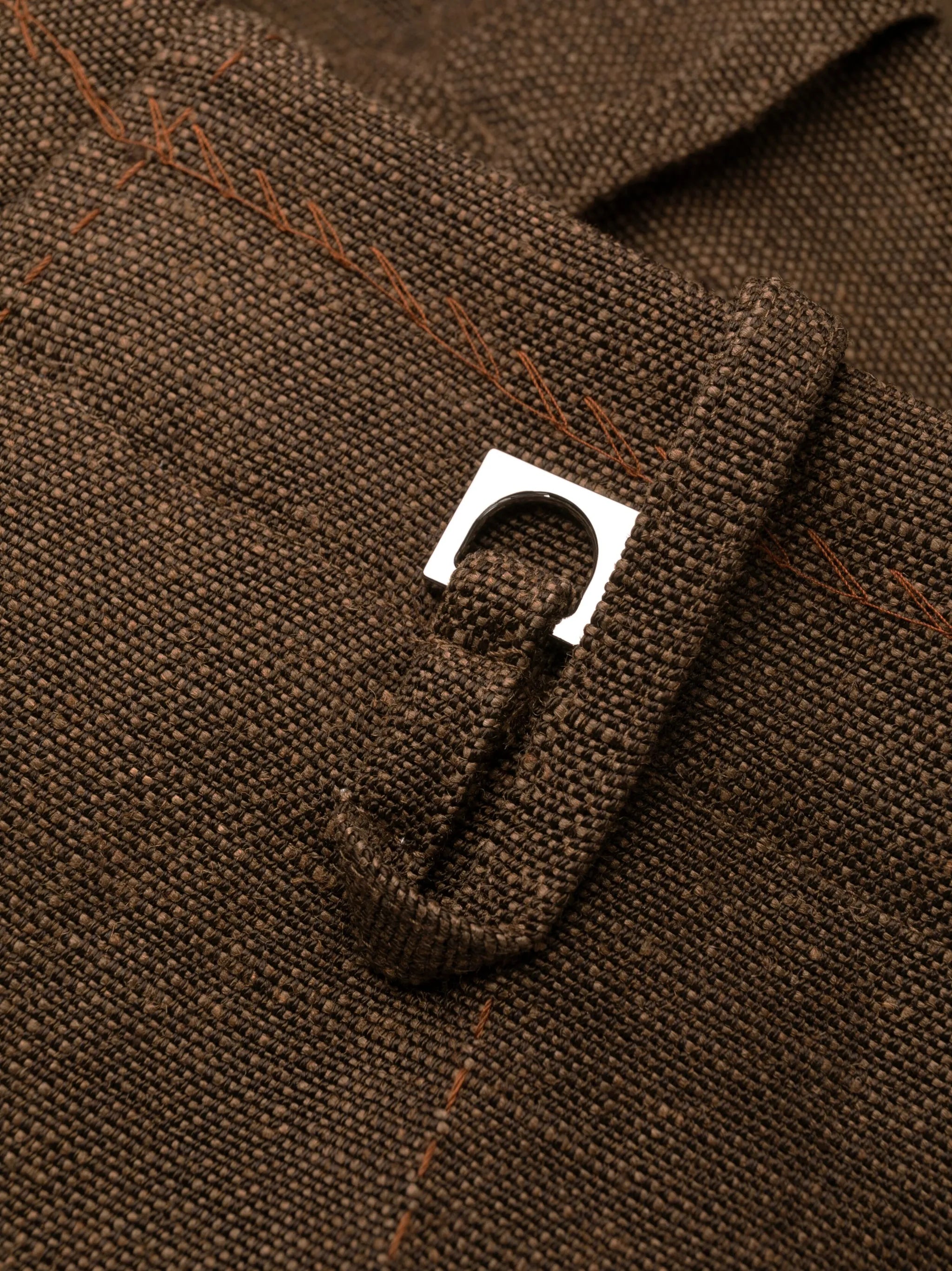 Le pantalon Cordao linen-blend canvas trousers