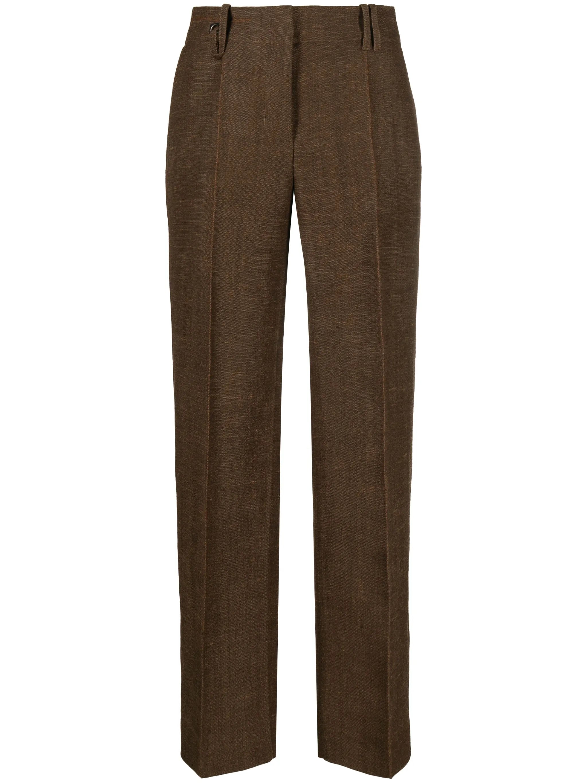 Le pantalon Cordao linen-blend canvas trousers
