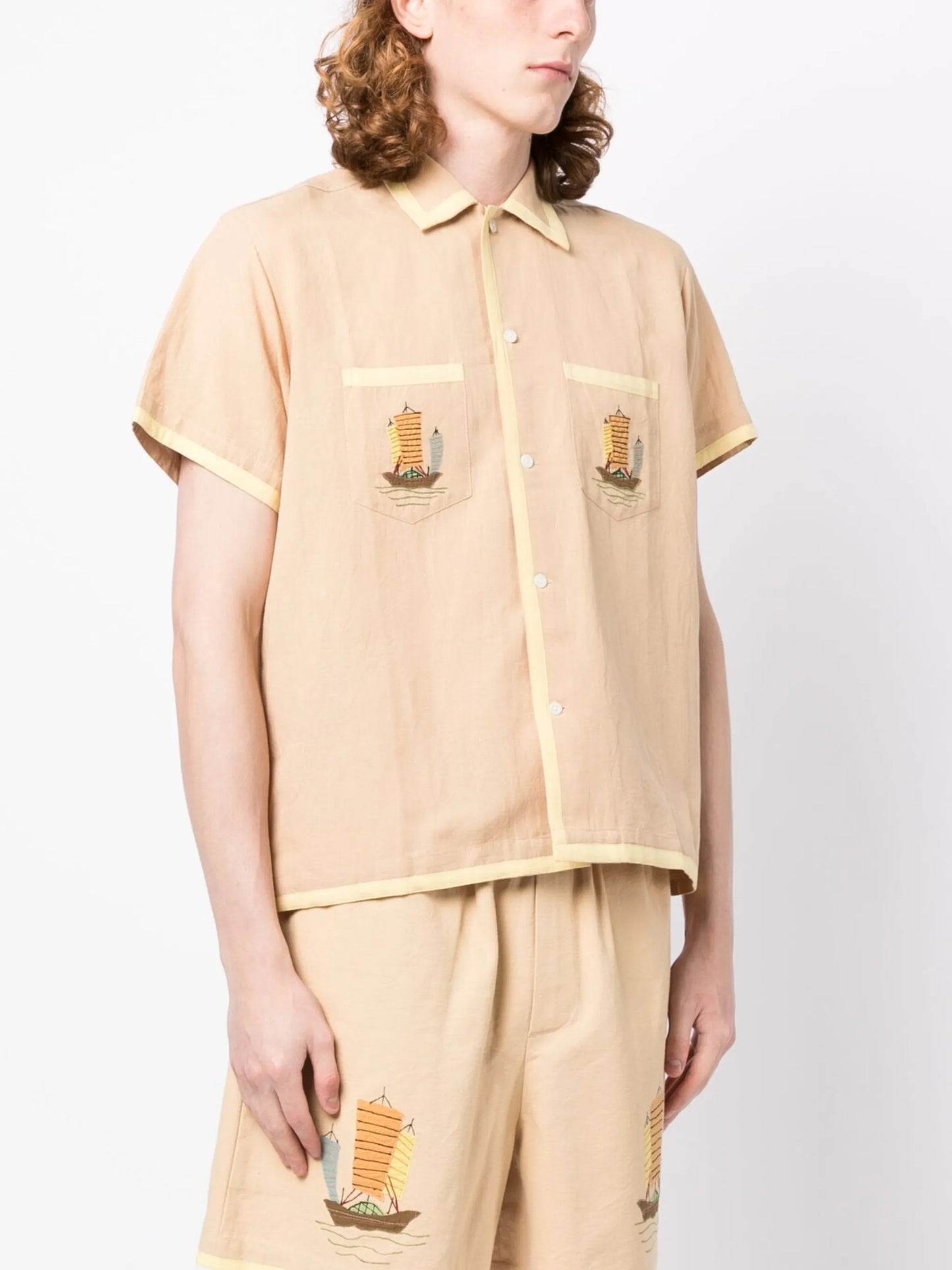 boat-embroidered shirt