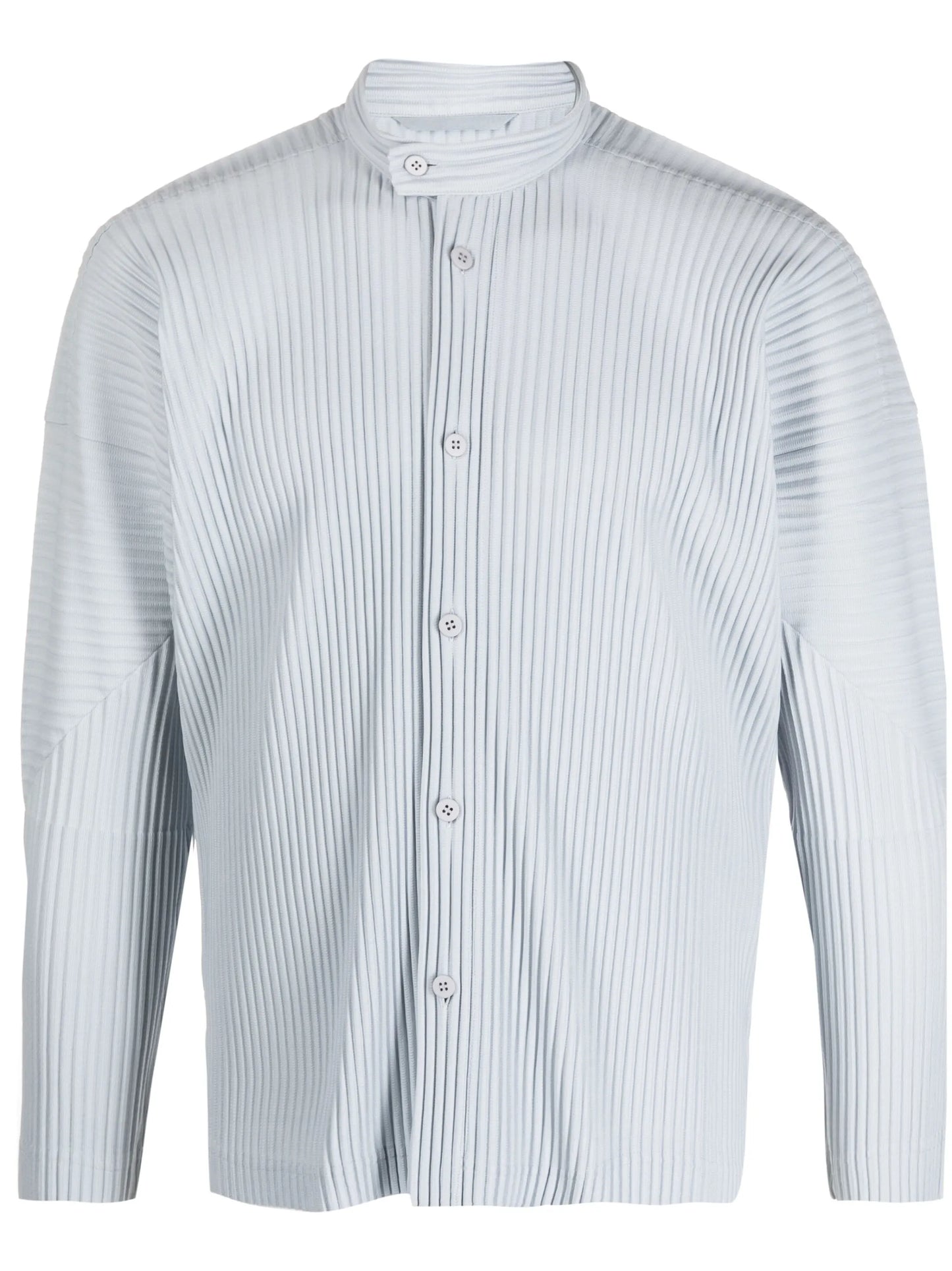 ribbed long-sleeve shirt