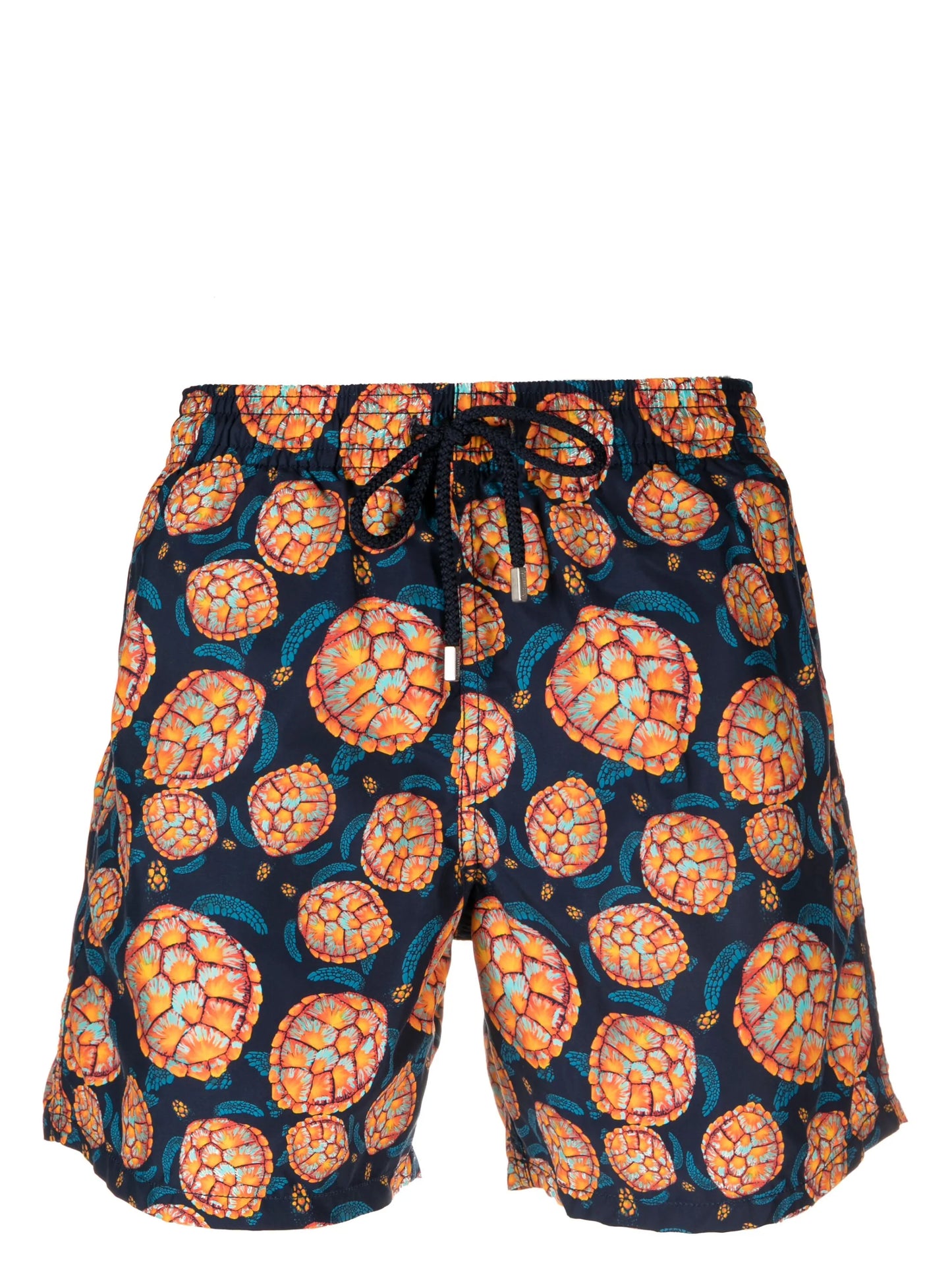 turtle-print swim shorts