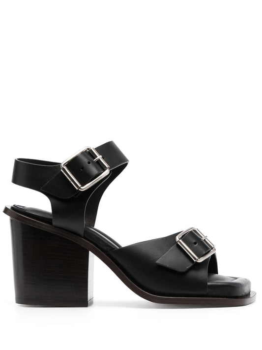 80mm leather sandals