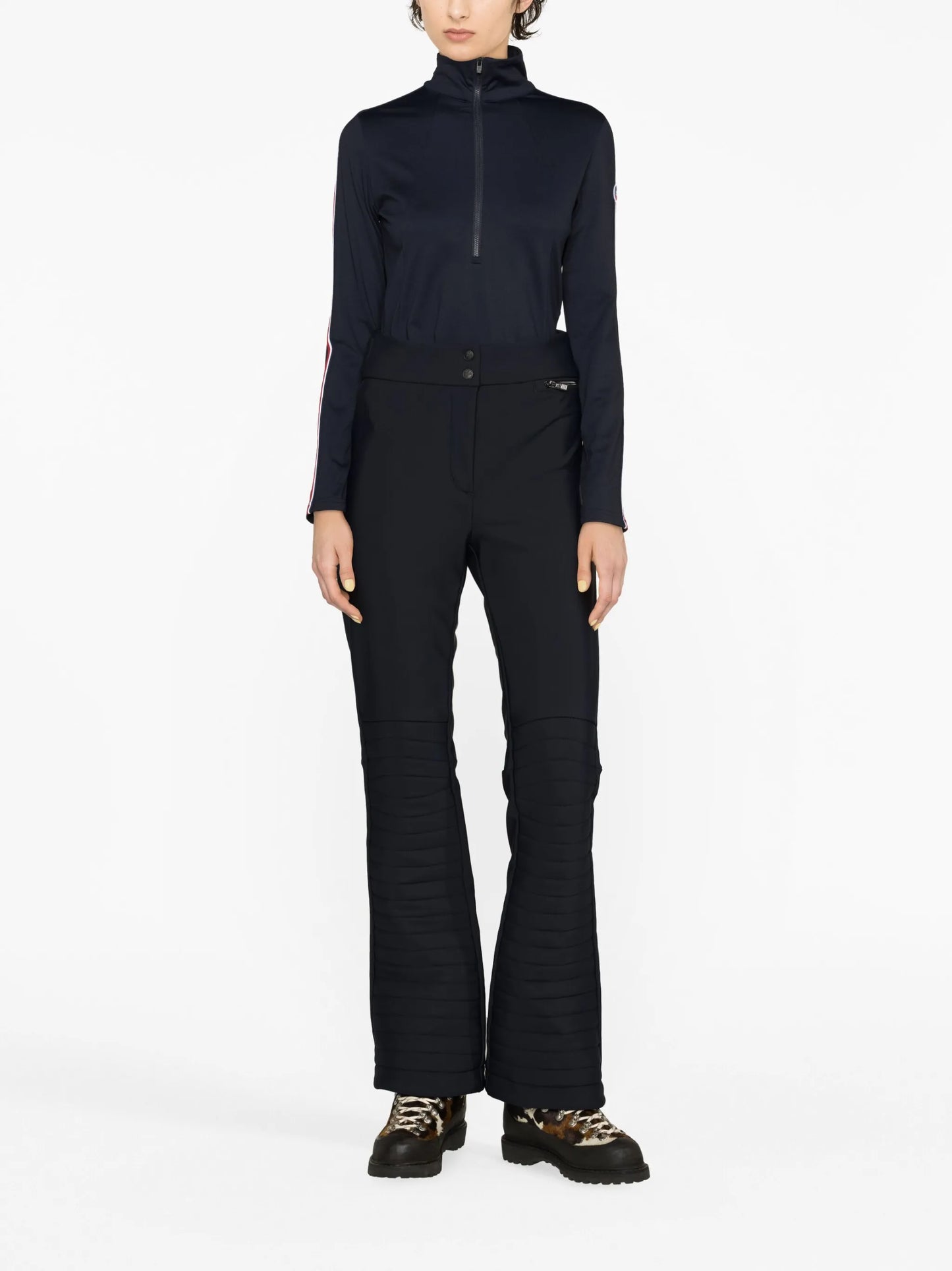 half-zip ski top