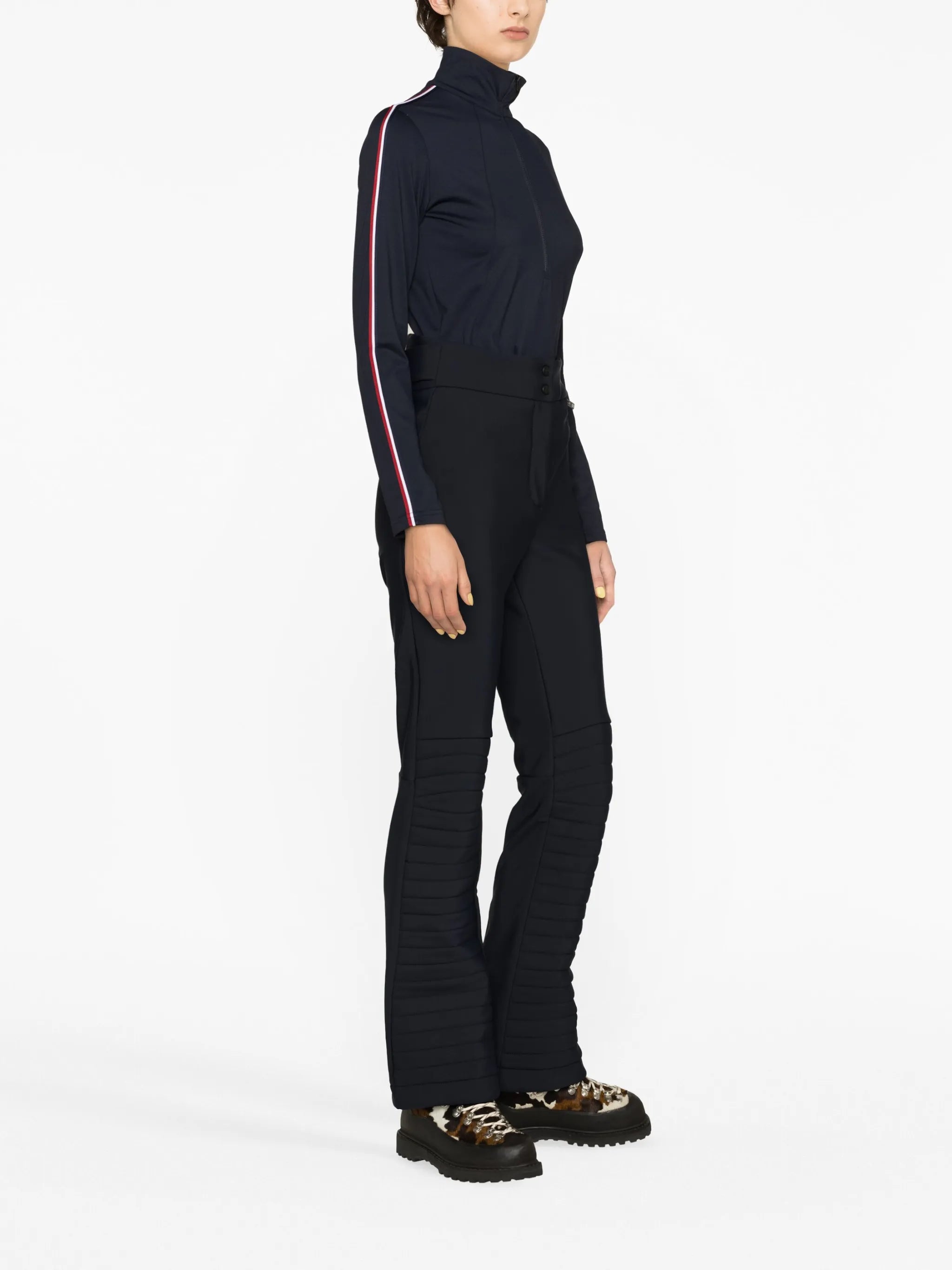 half-zip ski top