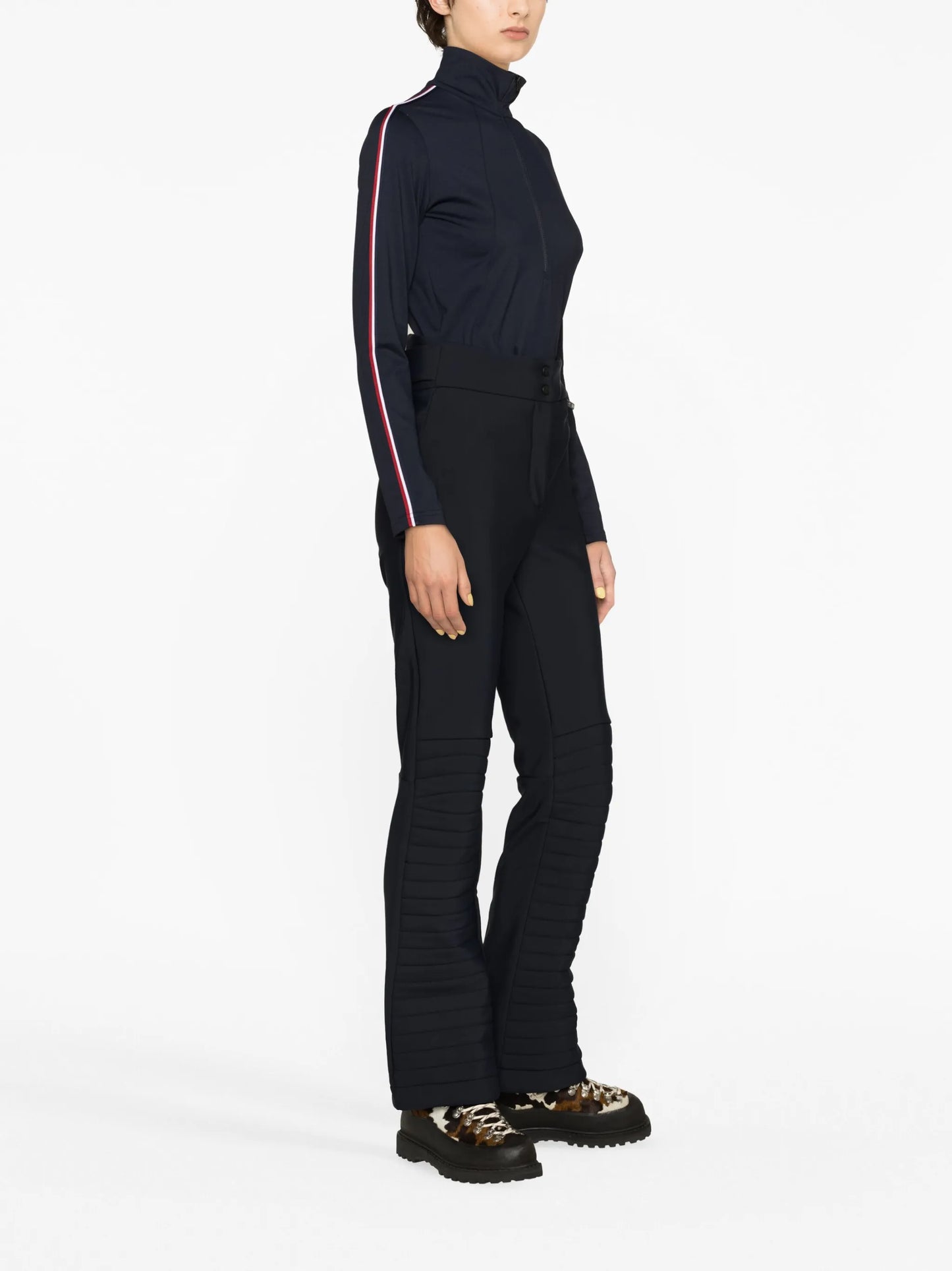 half-zip ski top