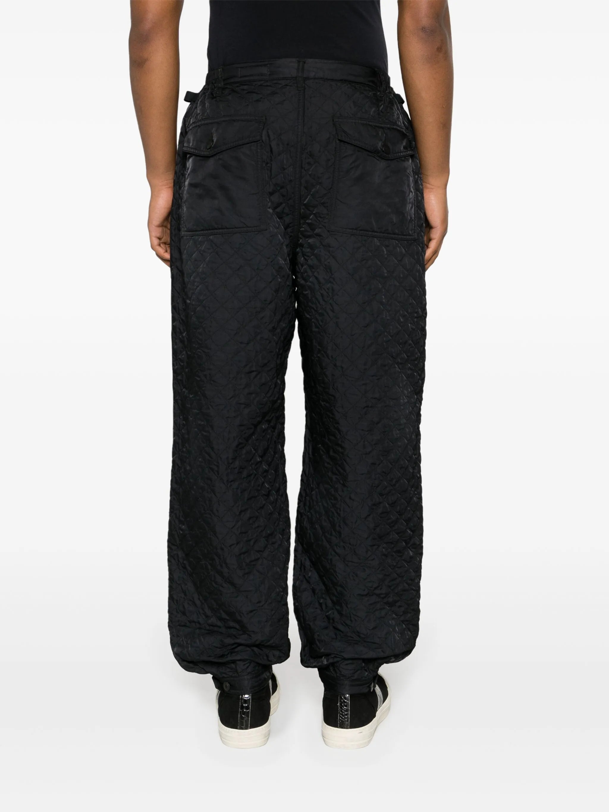 Callahan quilted tapered trousers