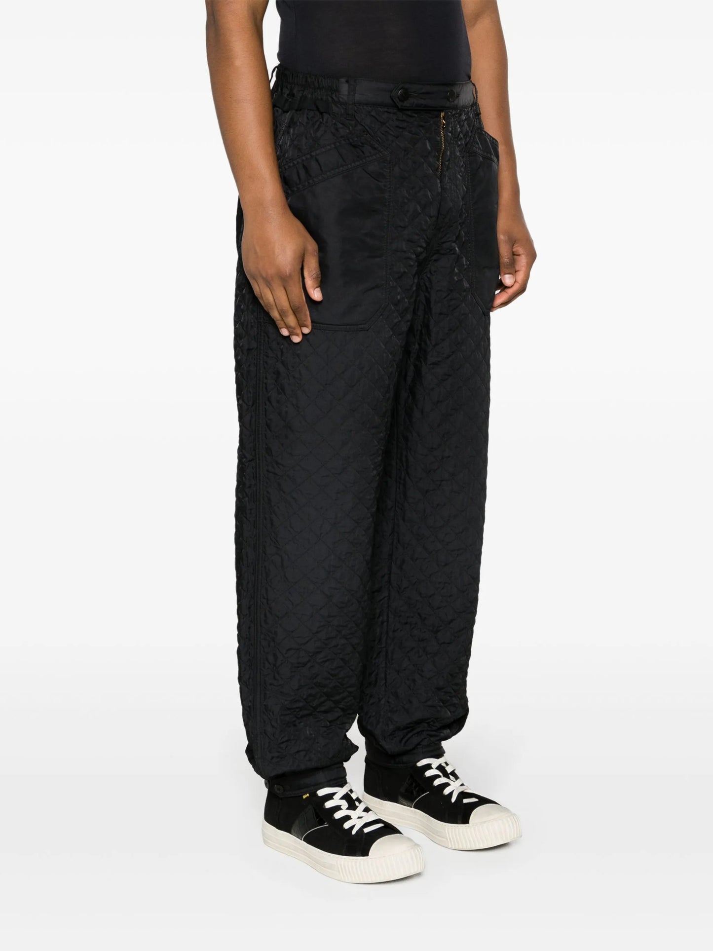 Callahan quilted tapered trousers