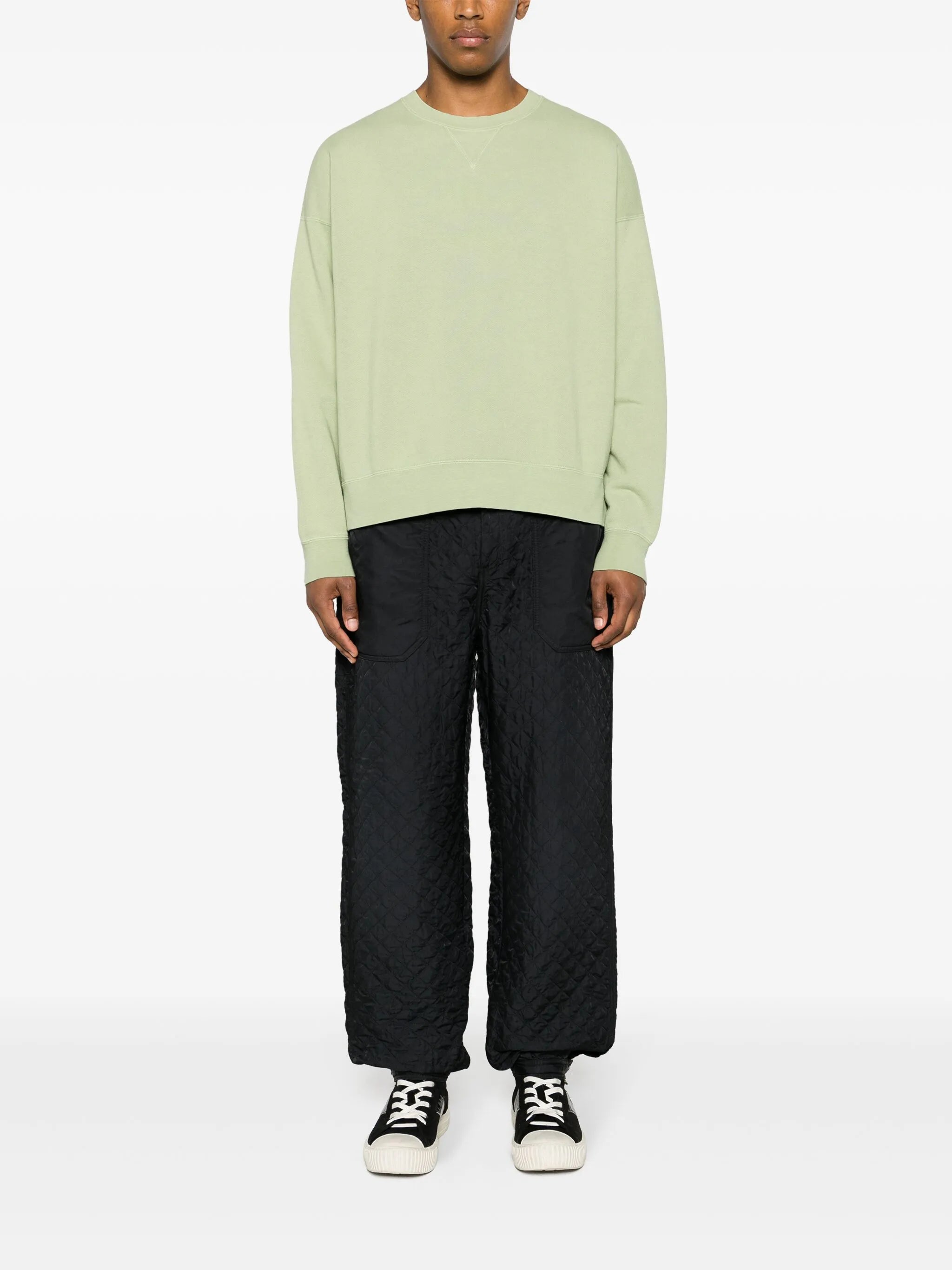 Callahan quilted tapered trousers