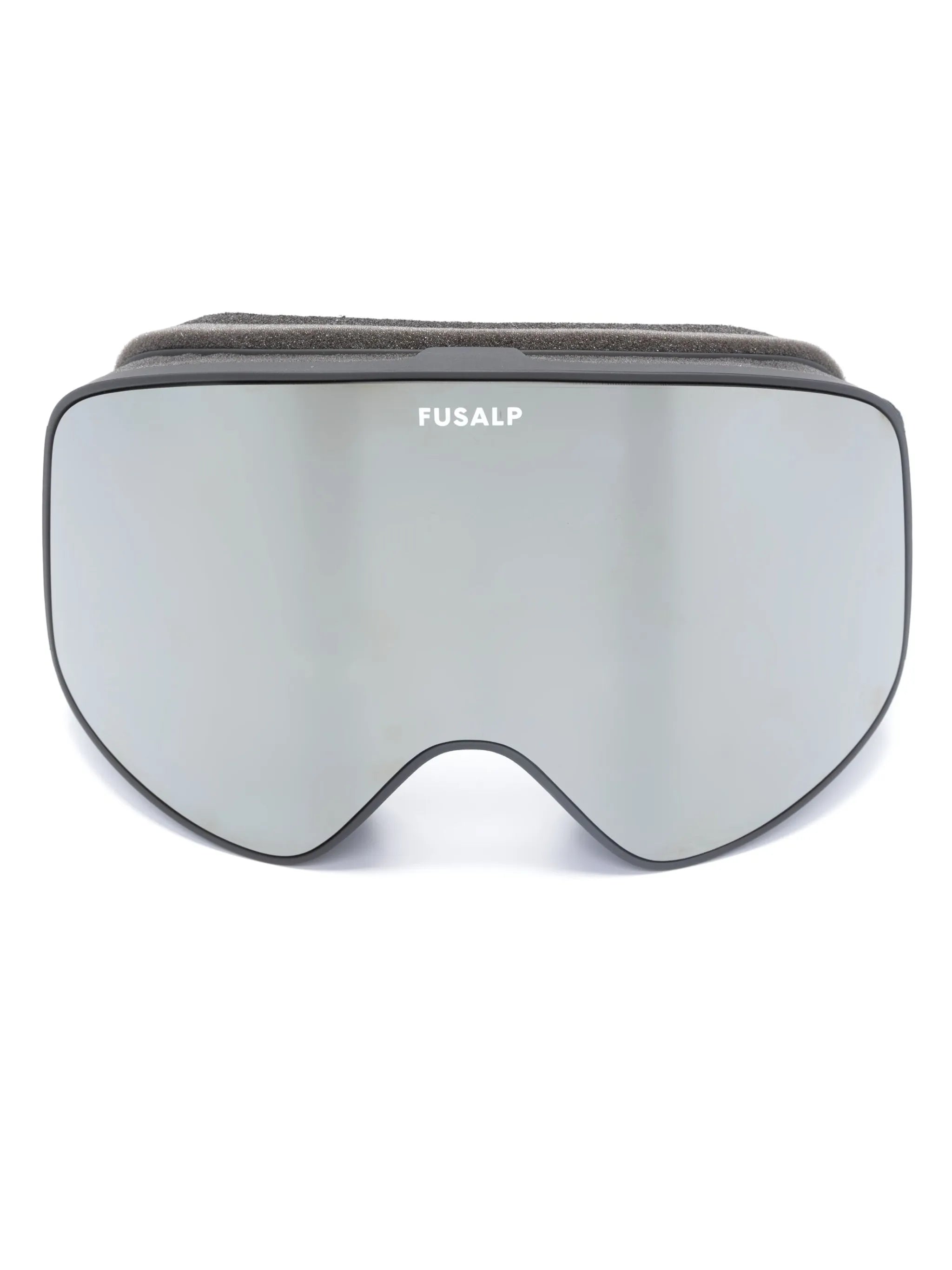 logo-strap ski goggles