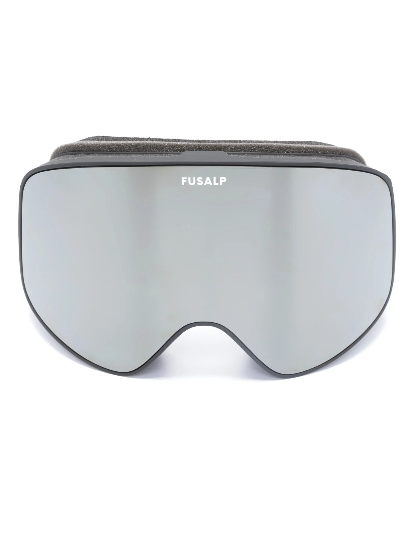logo-strap ski goggles