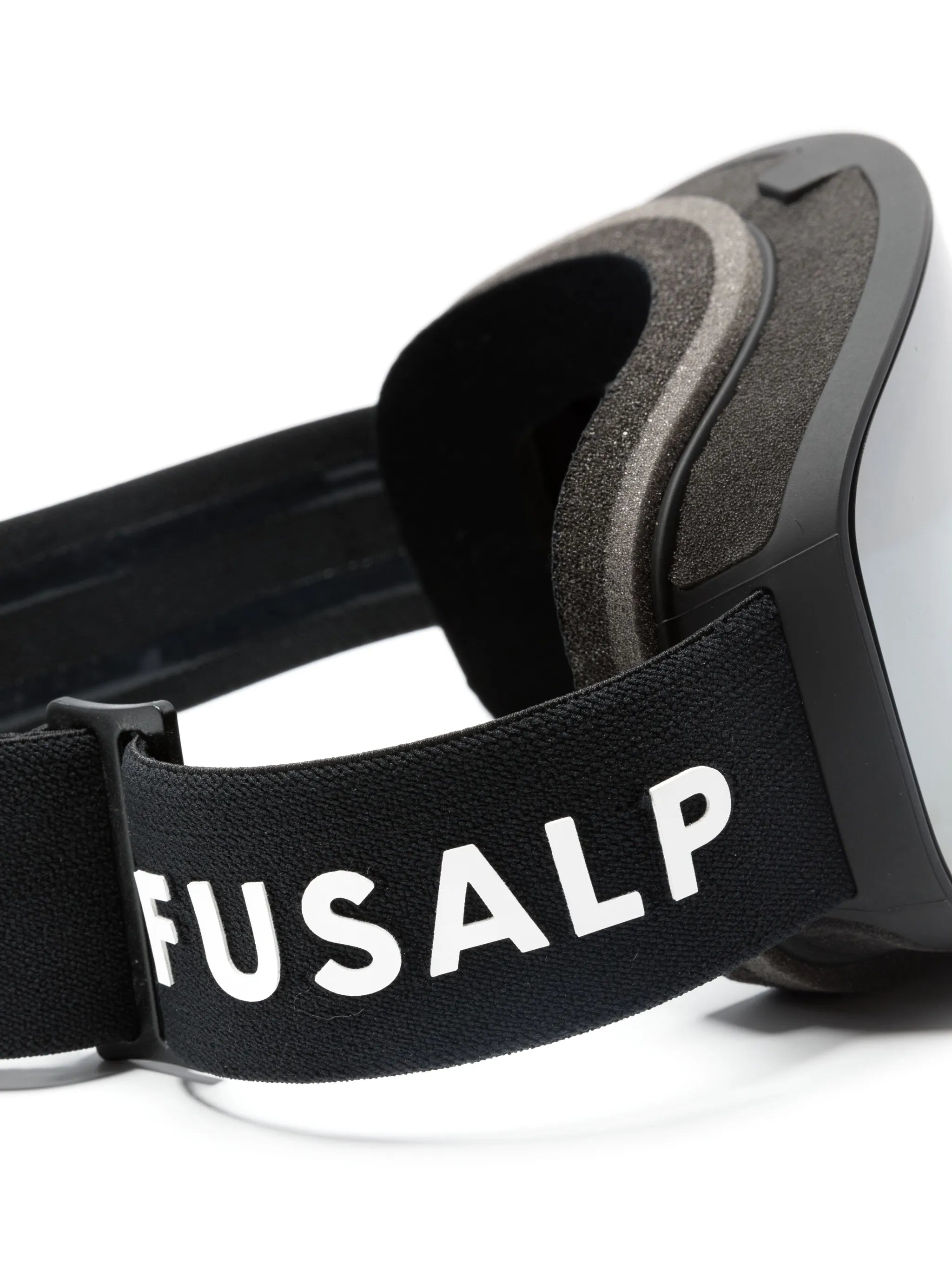logo-strap ski goggles