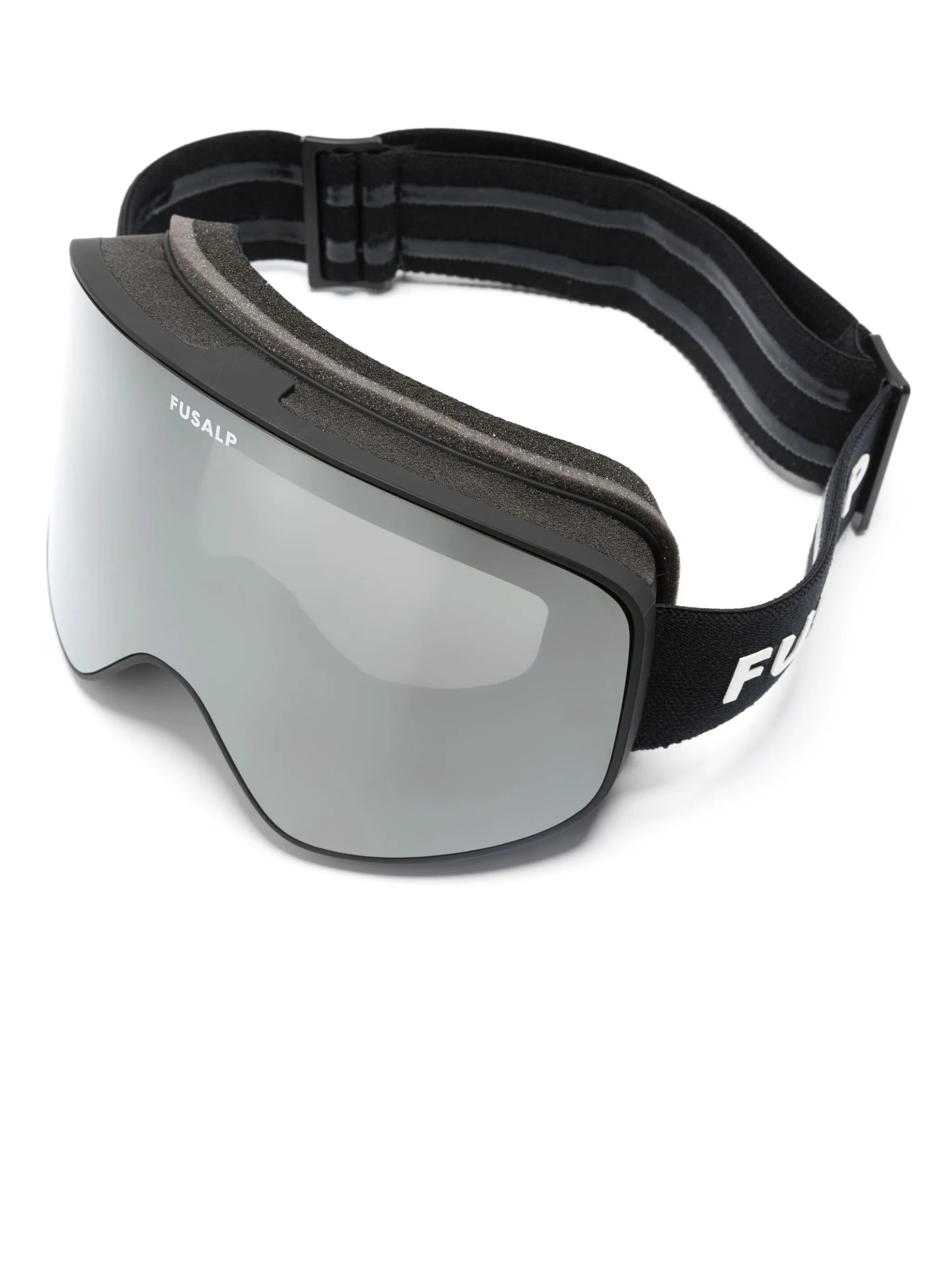 logo-strap ski goggles