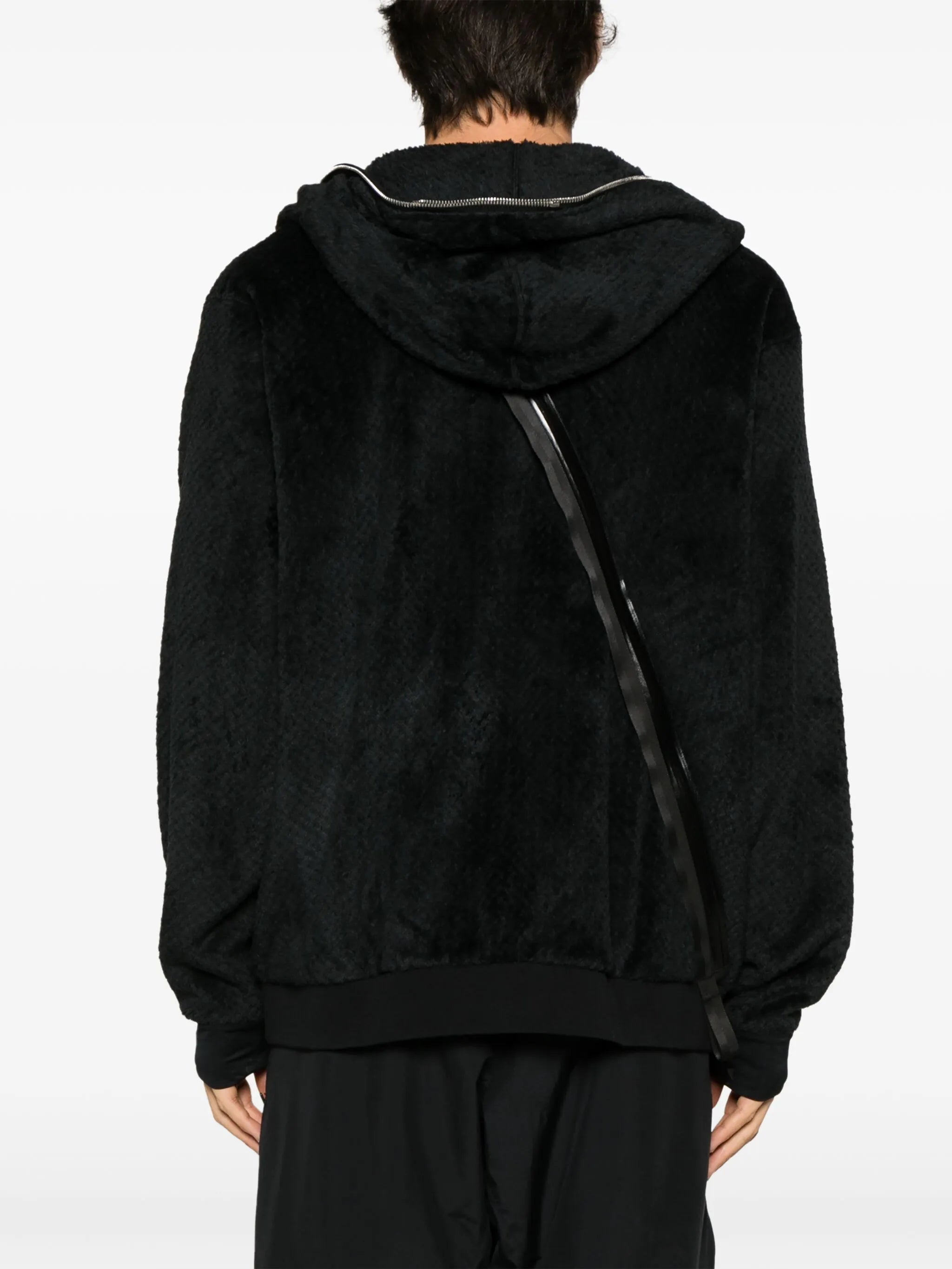 High Loft fleece zip-up hoodie
