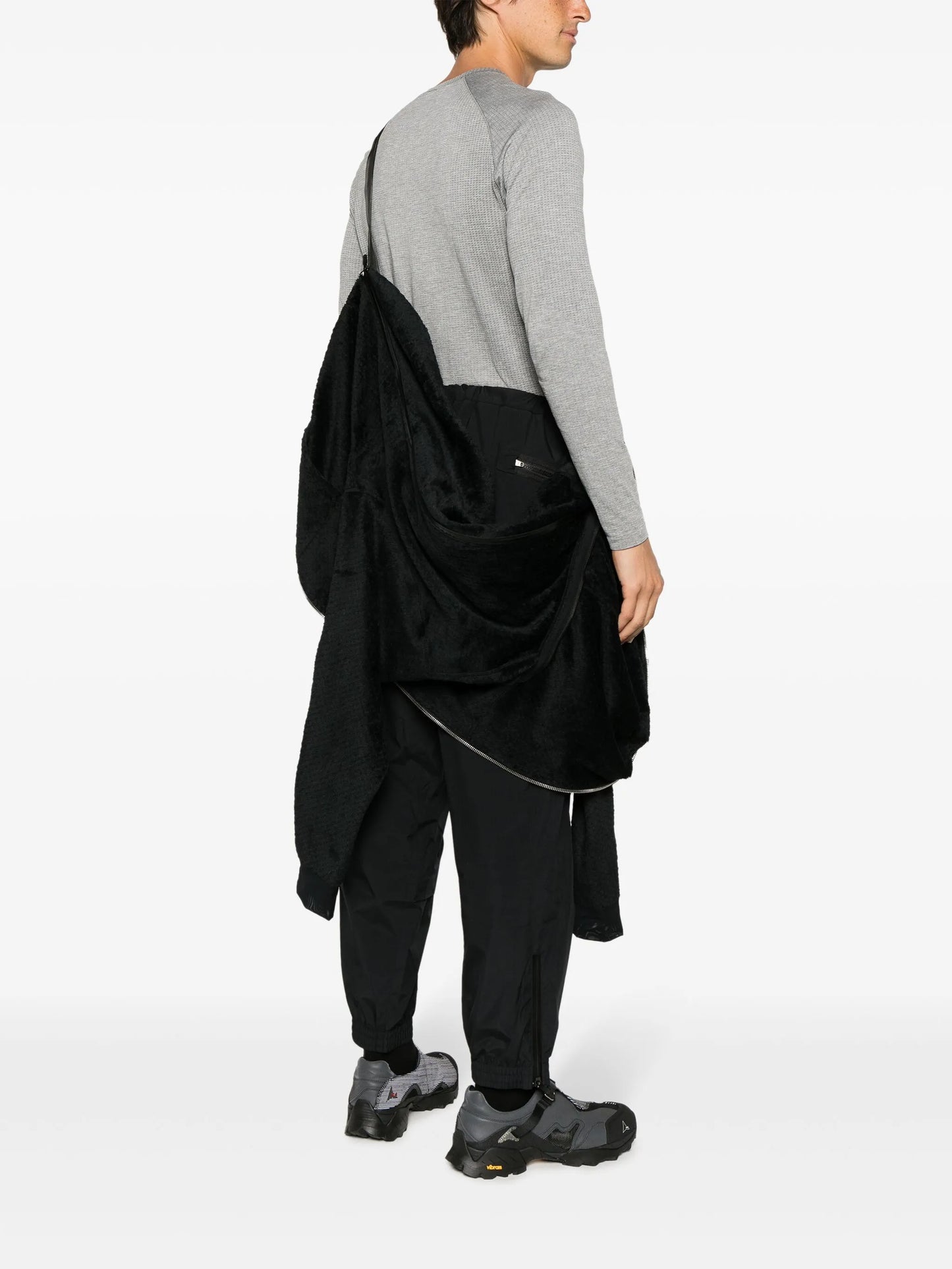High Loft fleece zip-up hoodie