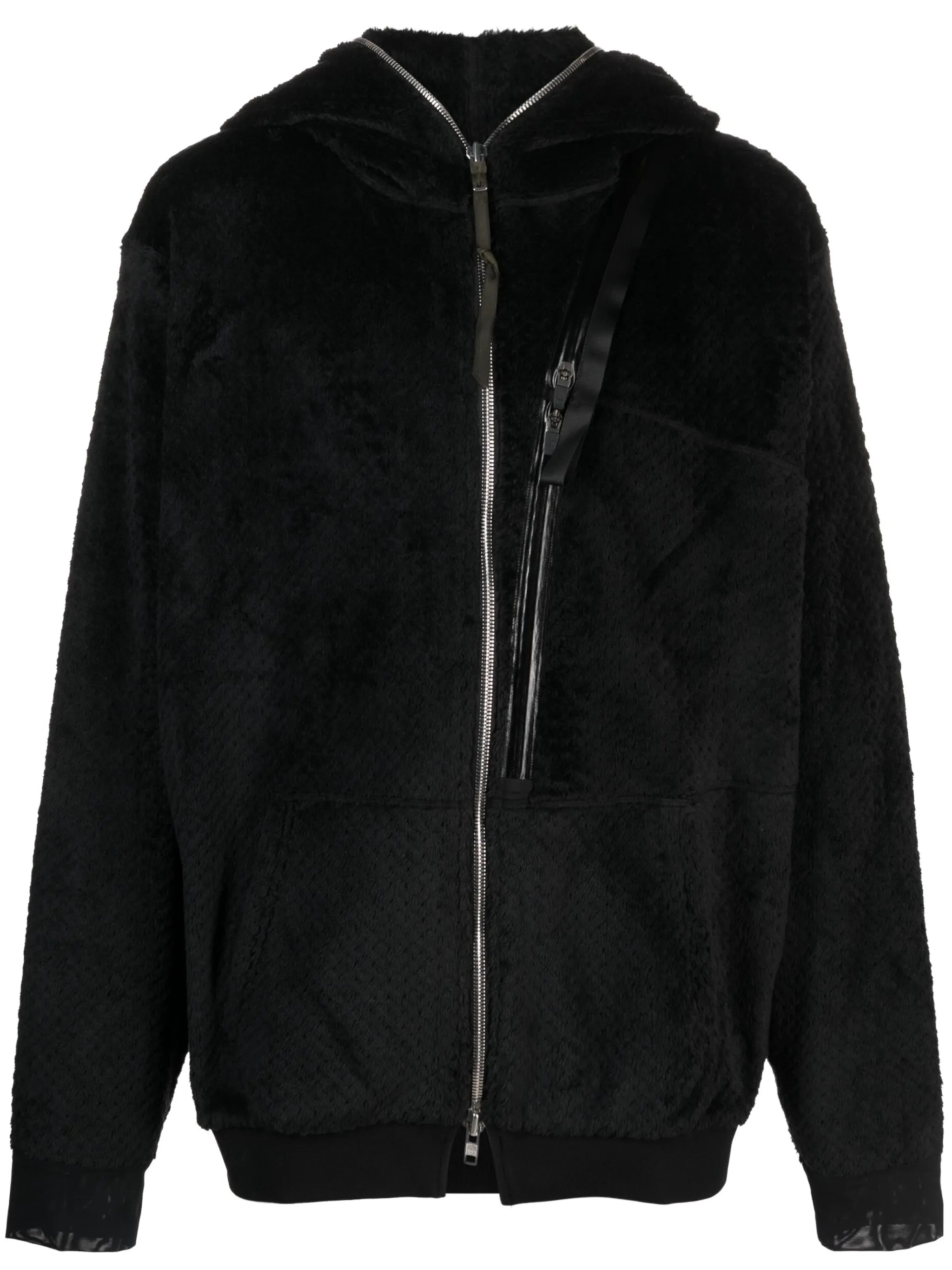 High Loft fleece zip-up hoodie