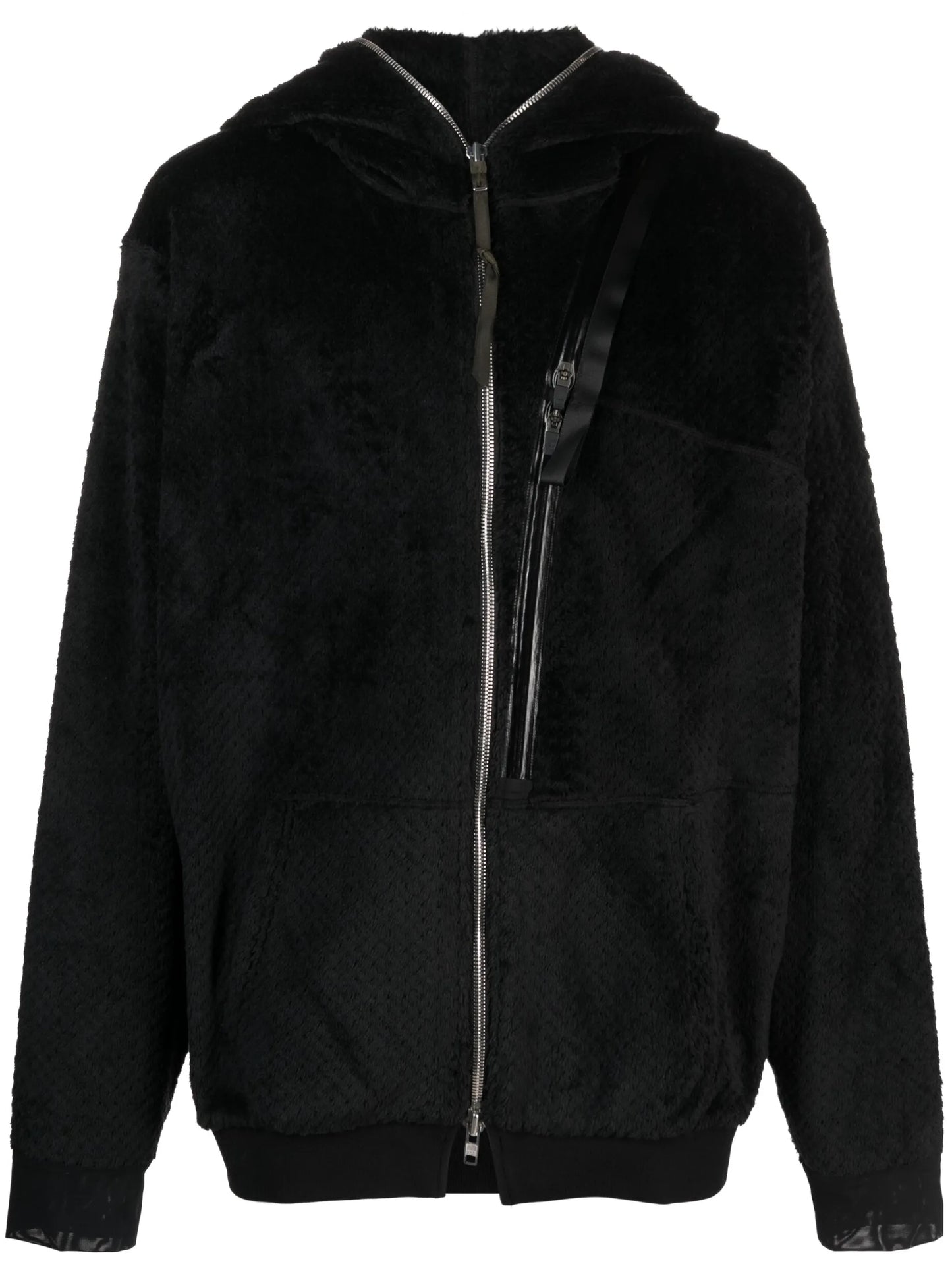 High Loft fleece zip-up hoodie
