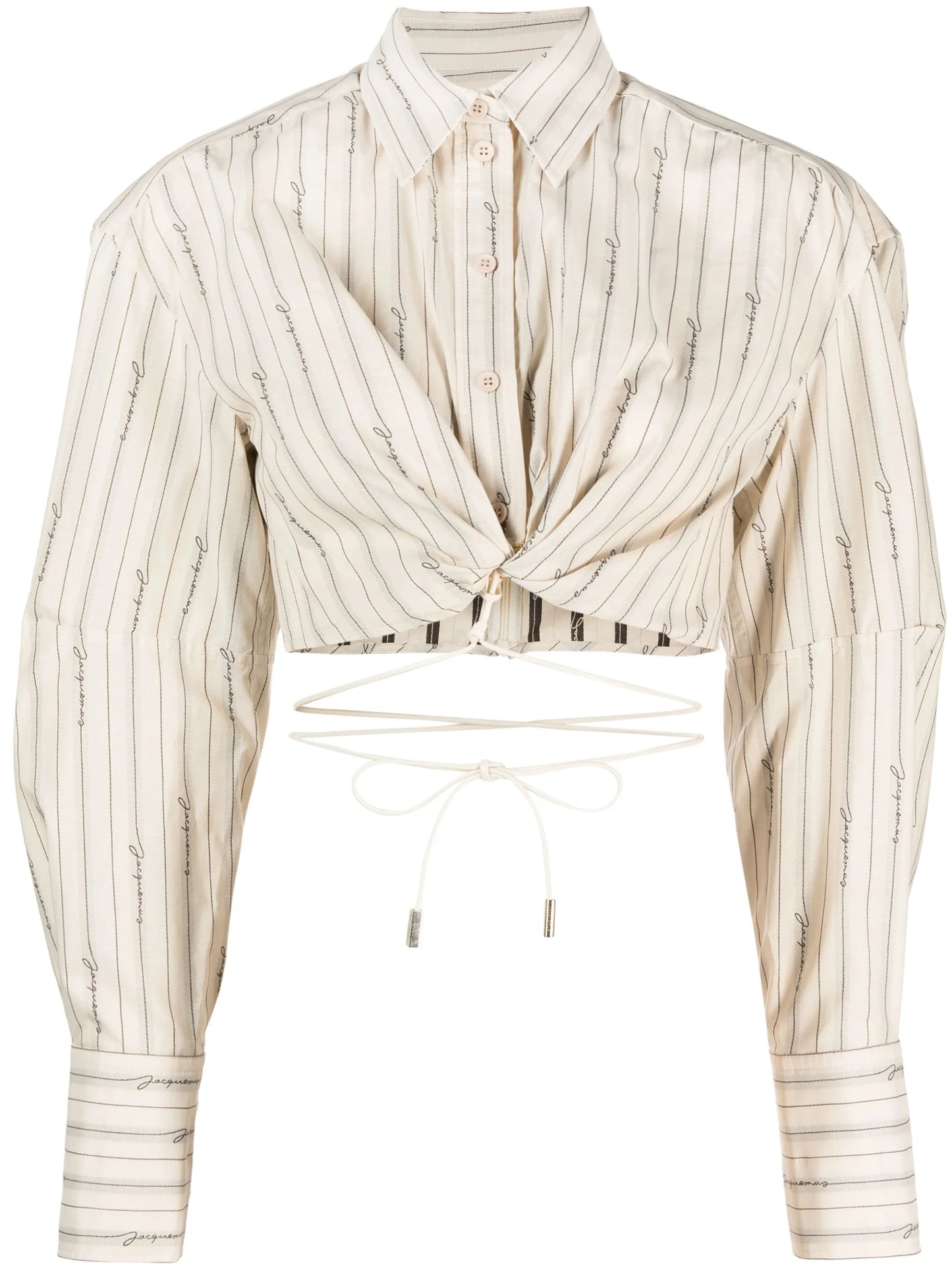 La chemise Plidao cropped cotton shirt