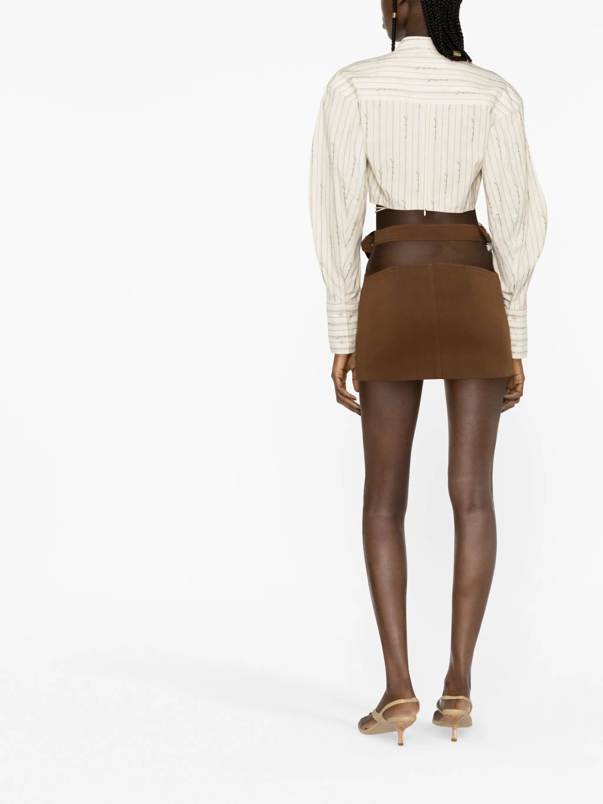 La chemise Plidao cropped cotton shirt