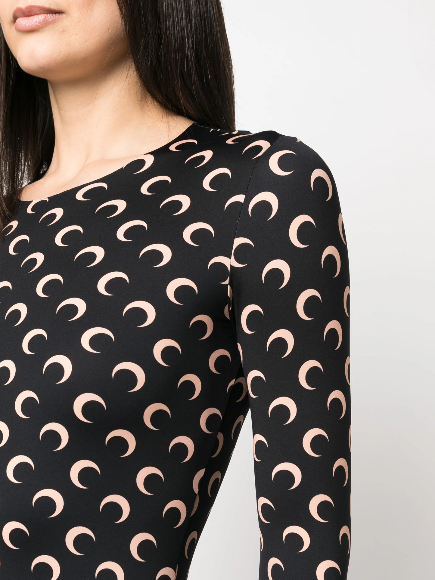Crescent Moon-print jumpsuit