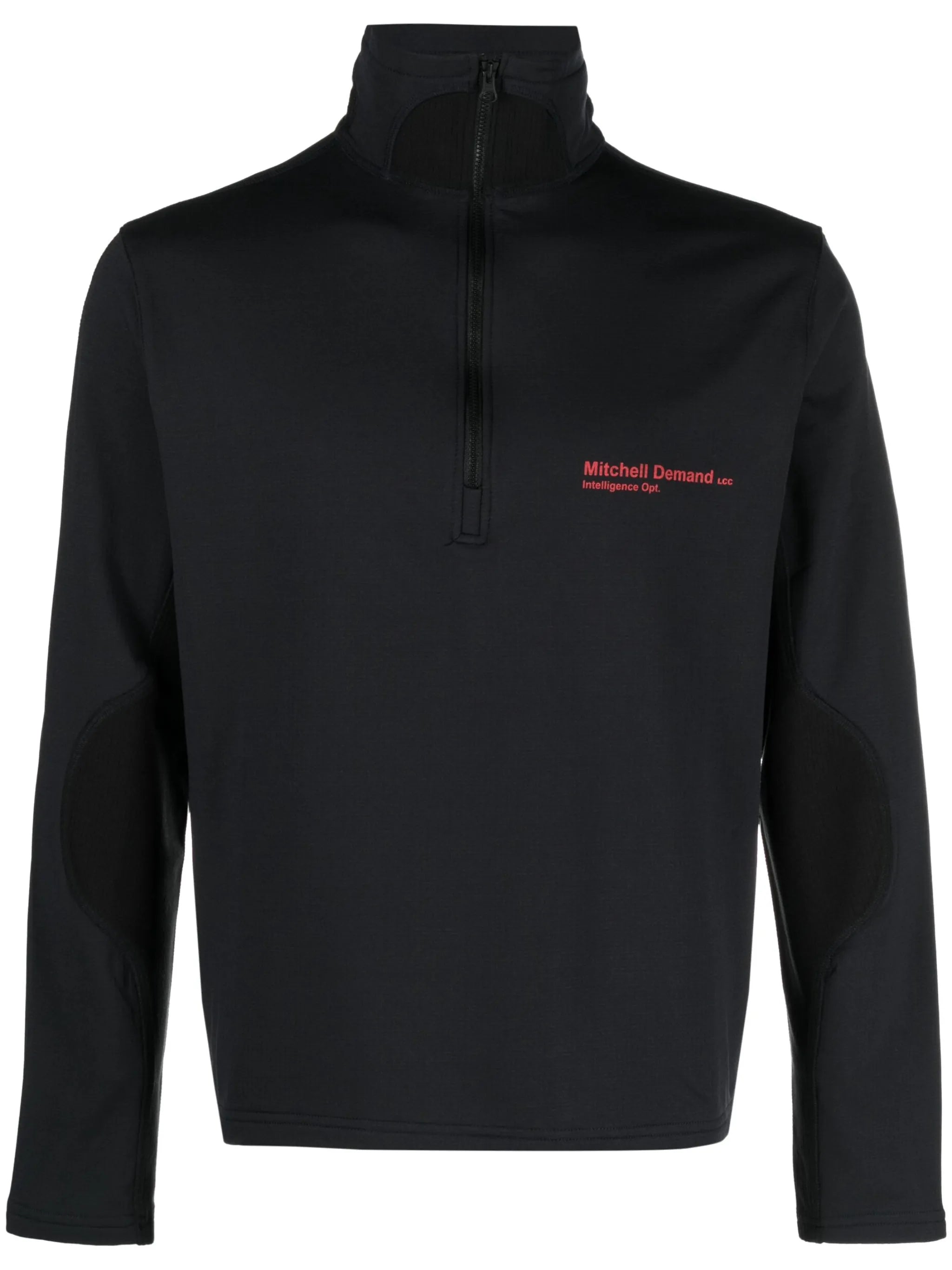 logo-print zip-up sweatshirt