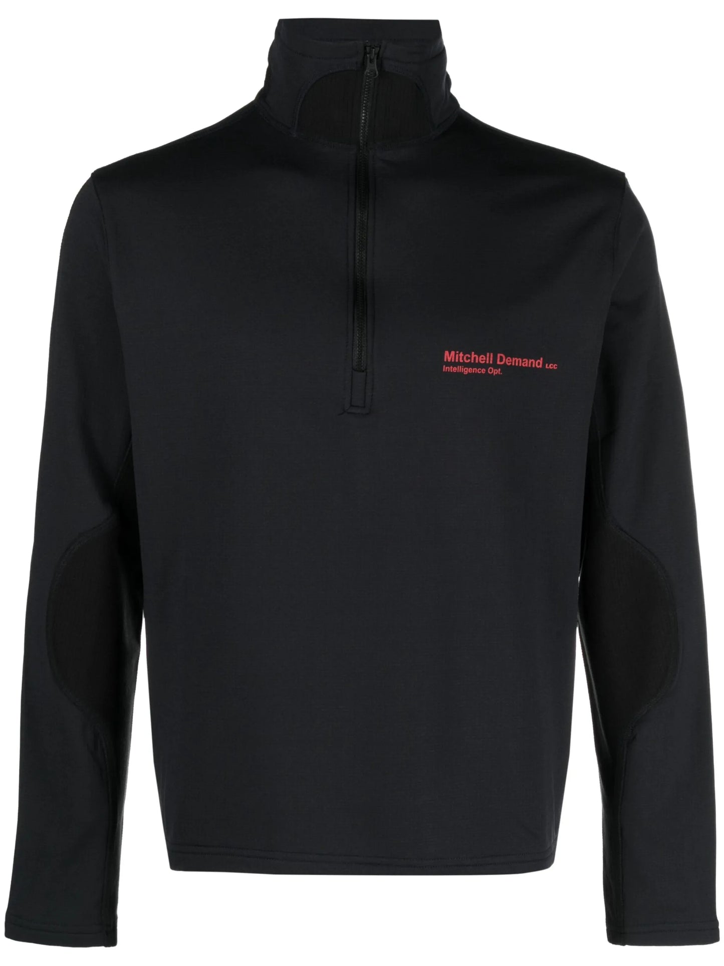 logo-print zip-up sweatshirt