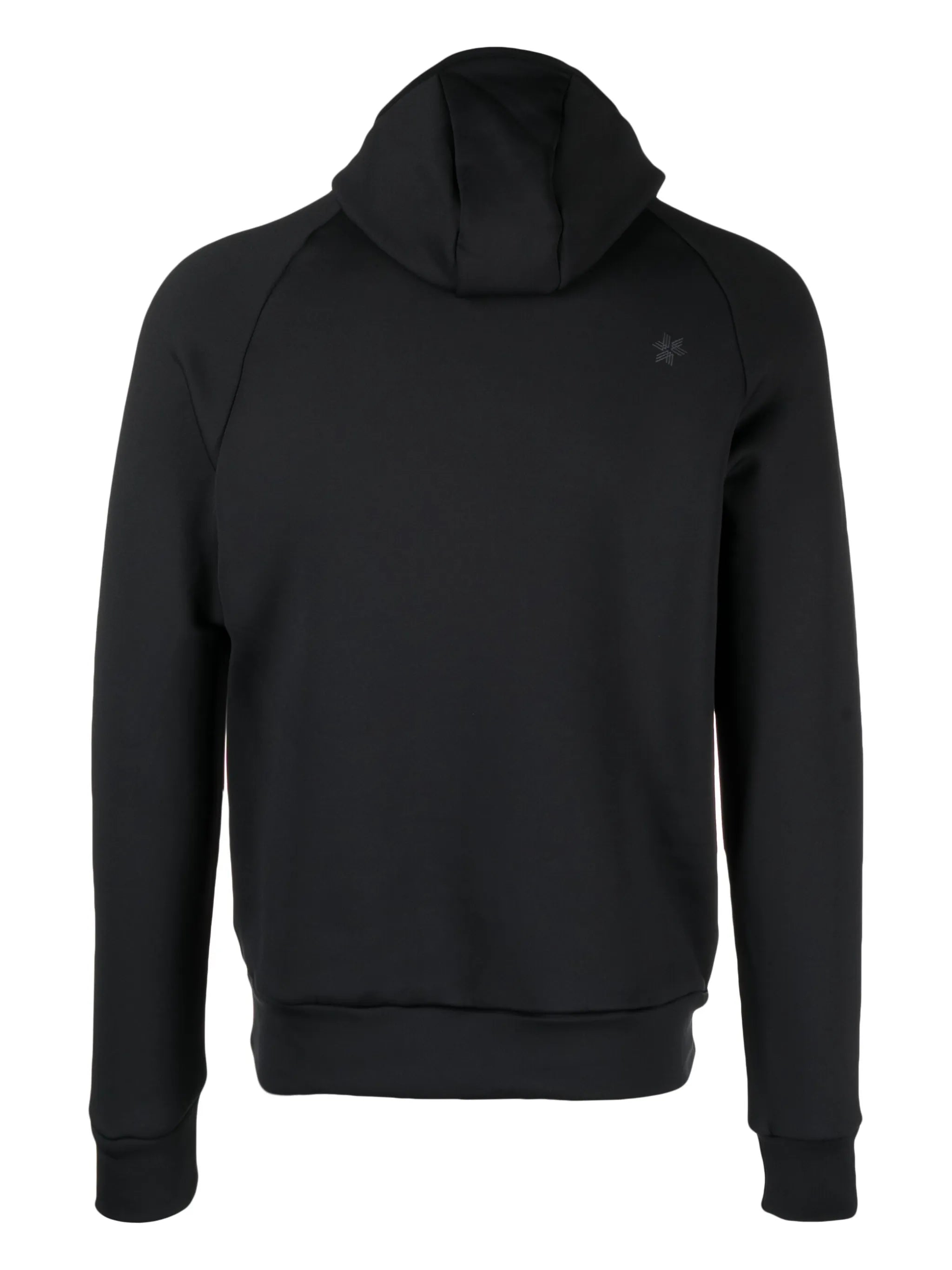 logo-embroidered long-sleeve hoodie